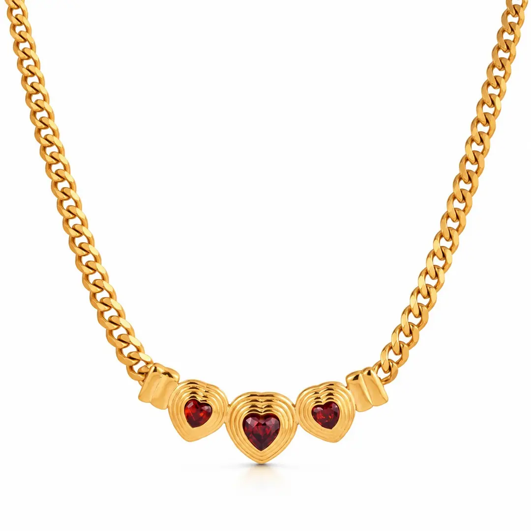 Tricuora Necklace | Çelik Kolye