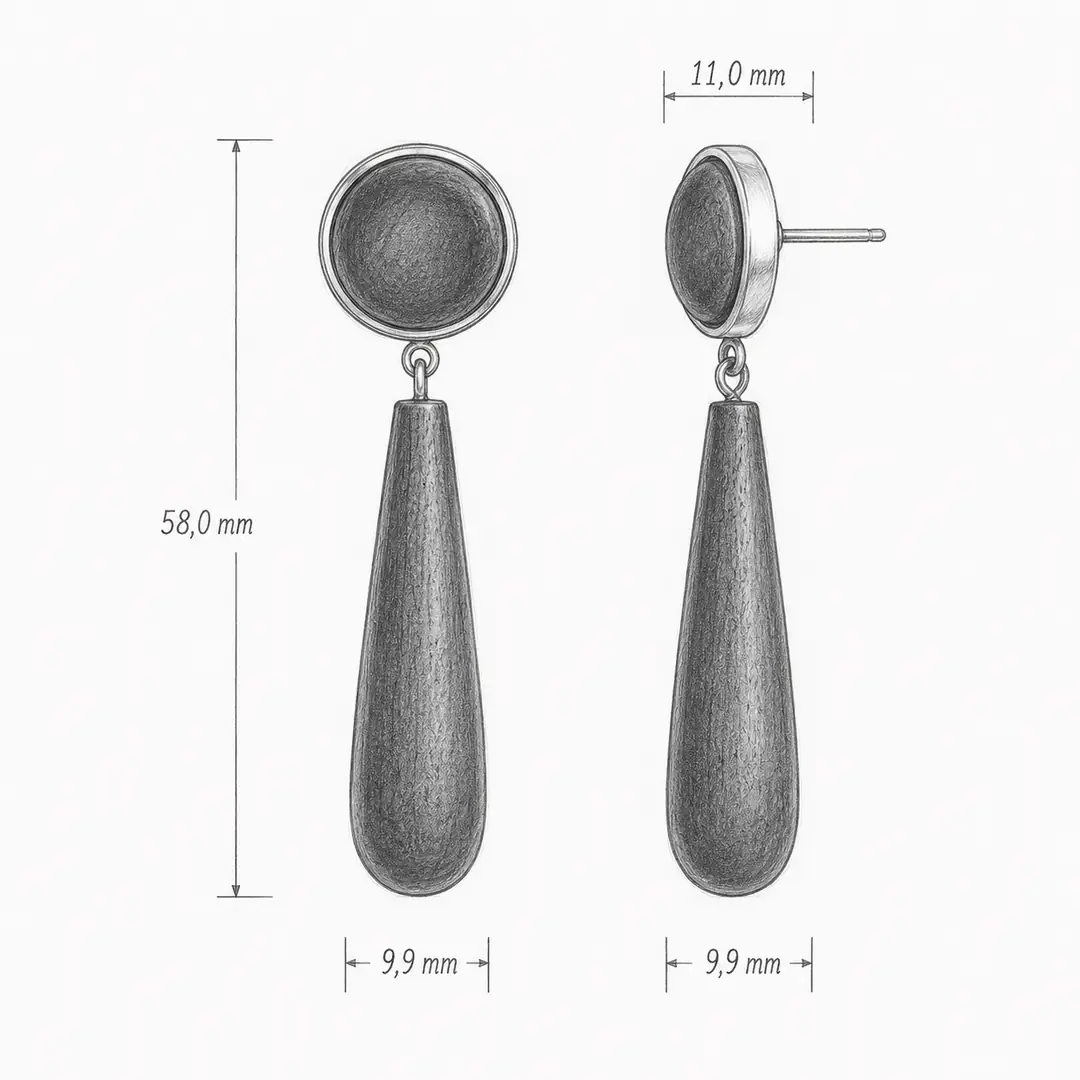 Rabasti Earring | Ahşap Küpe 4