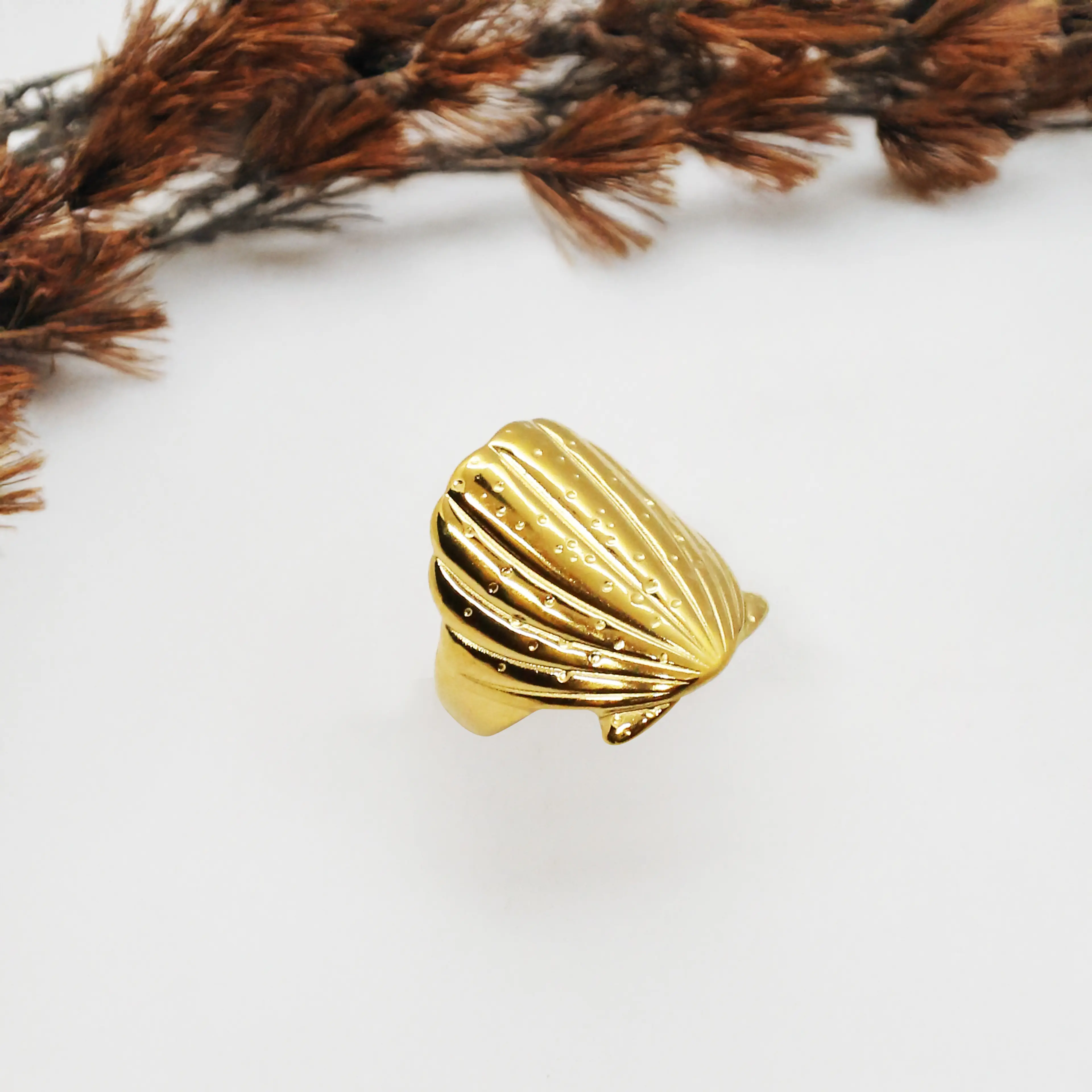 Concha Ring | Çelik Yüzük