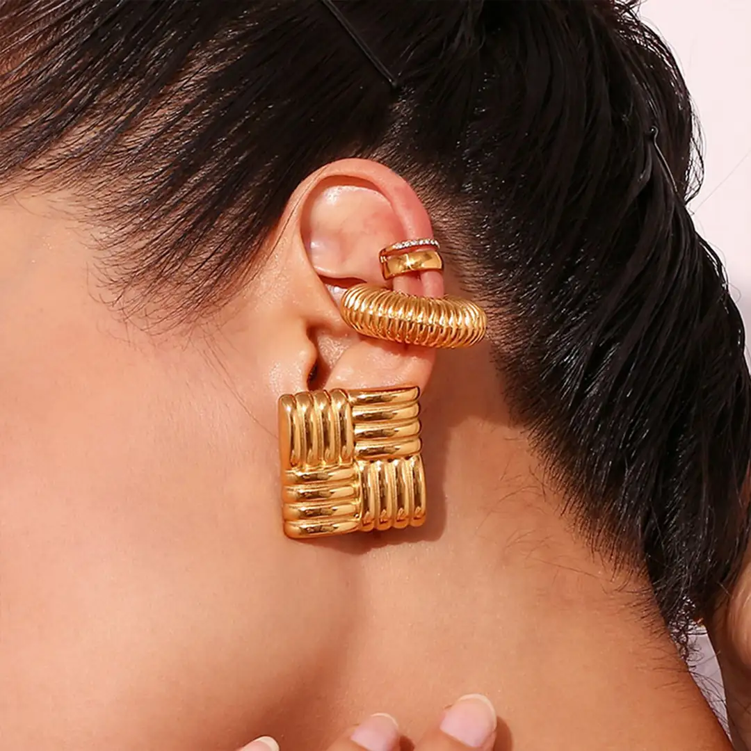 Nerisa Earring | Çelik Küpe 2
