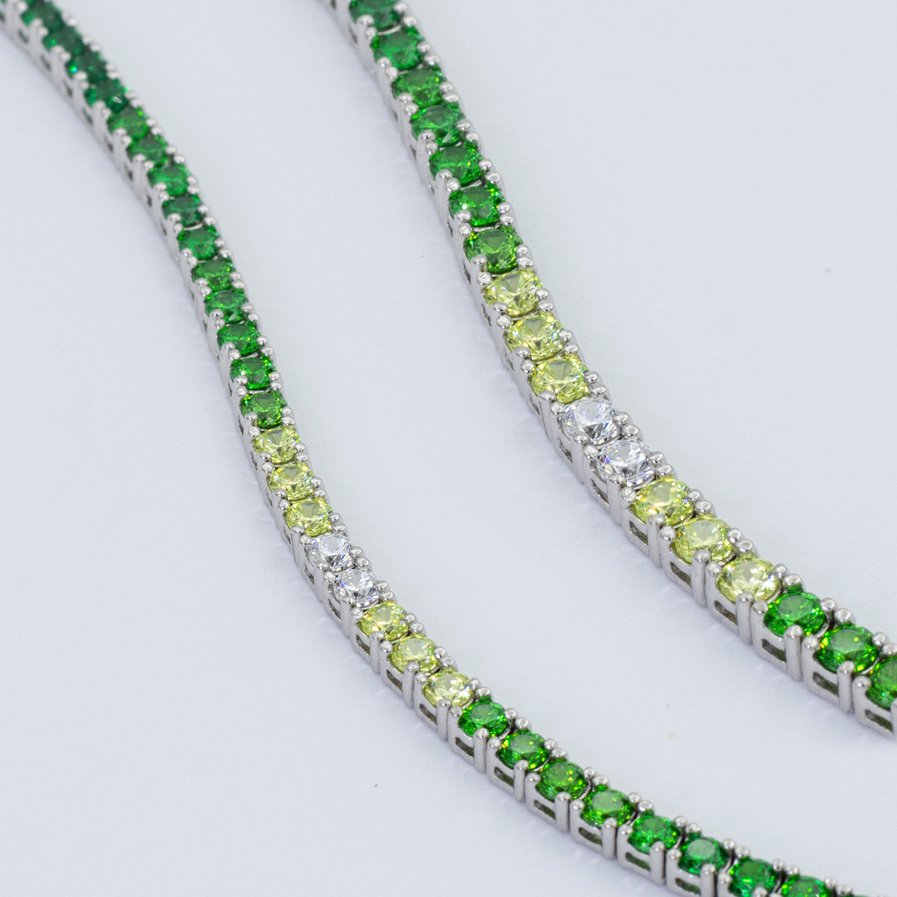 Verde Tennis Bracelet | Silver Kadın Bileklik