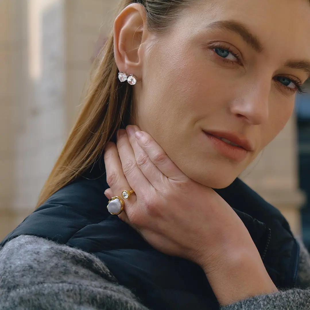Brillane Earring | Çelik Küpe 5