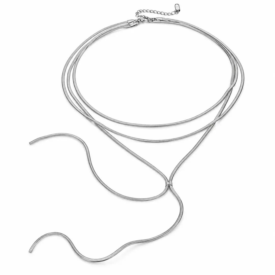 Doppiera Necklace | Çelik Kolye