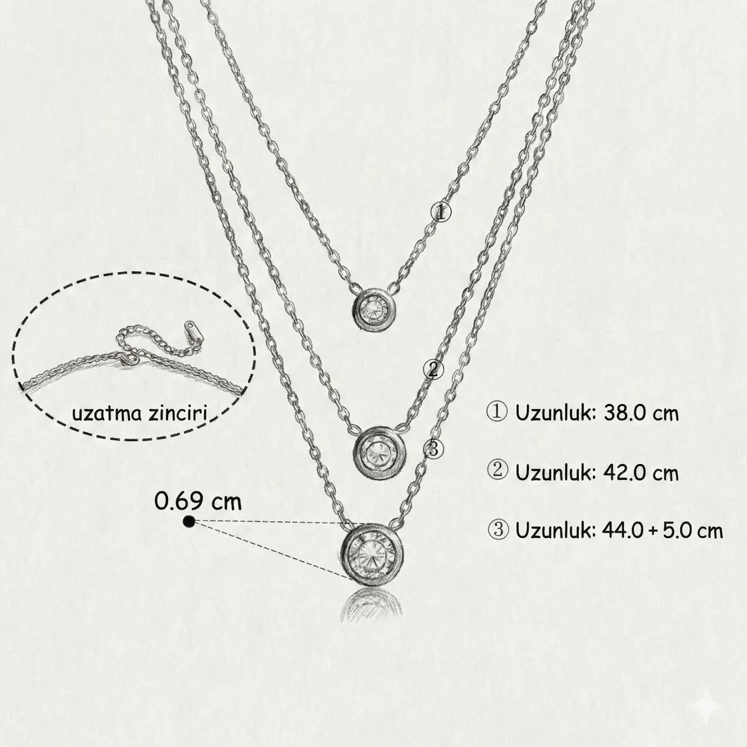 Lansaxe Necklace | Çelik Kolye 3