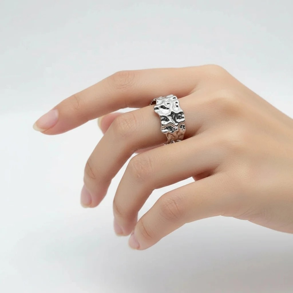 Varelia Ring | Çelik Yüzük