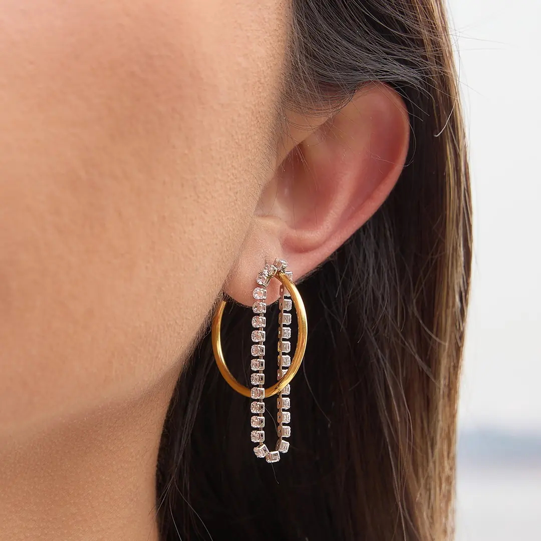 Duvessa Earring | Çelik Küpe 3