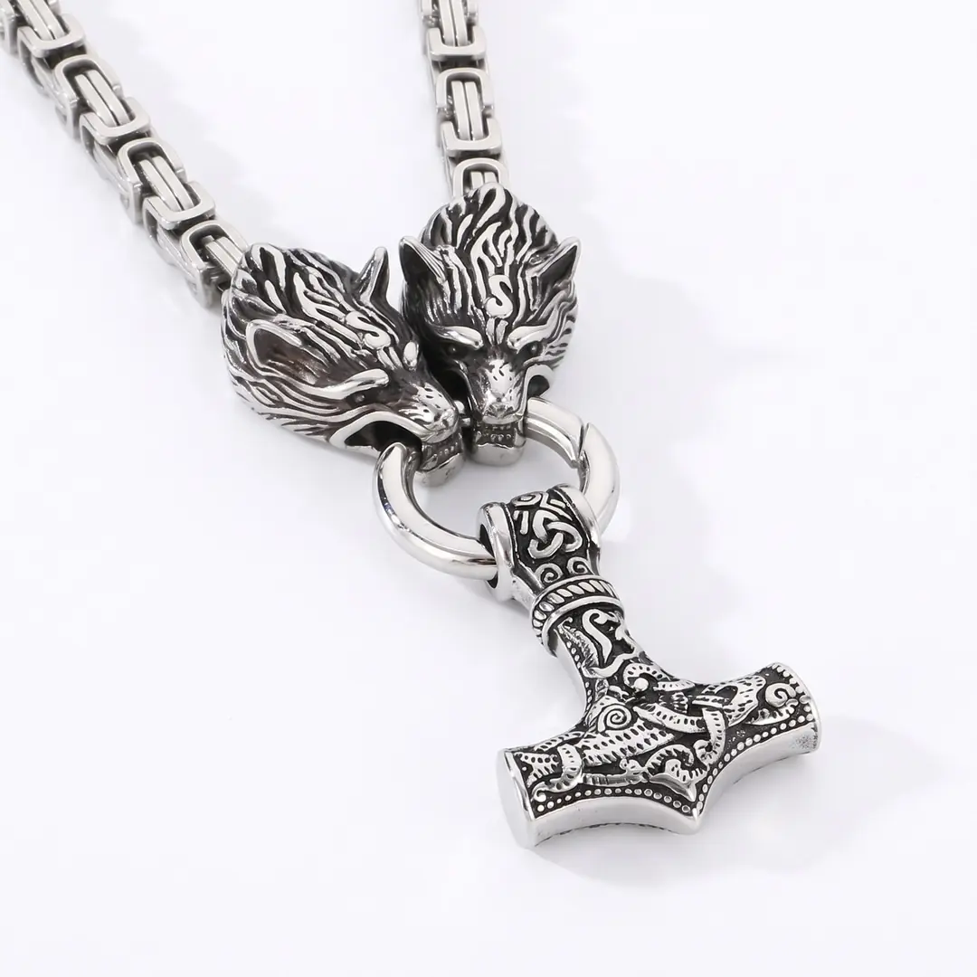 Mjolvar Necklace | Erkek Çelik Kolye 3