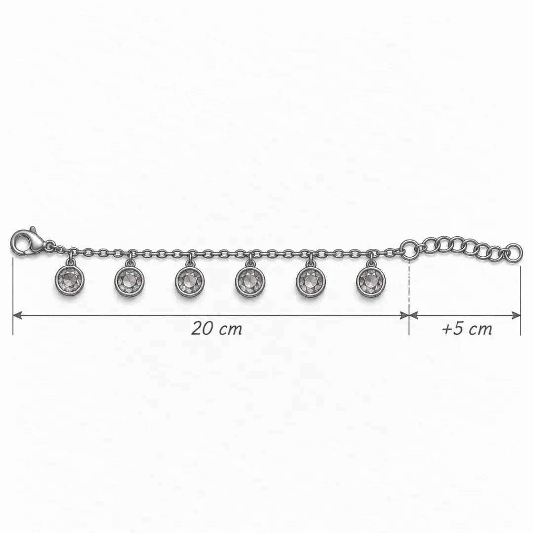 Rosalit Gold Anklet | Çelik HalHal 3