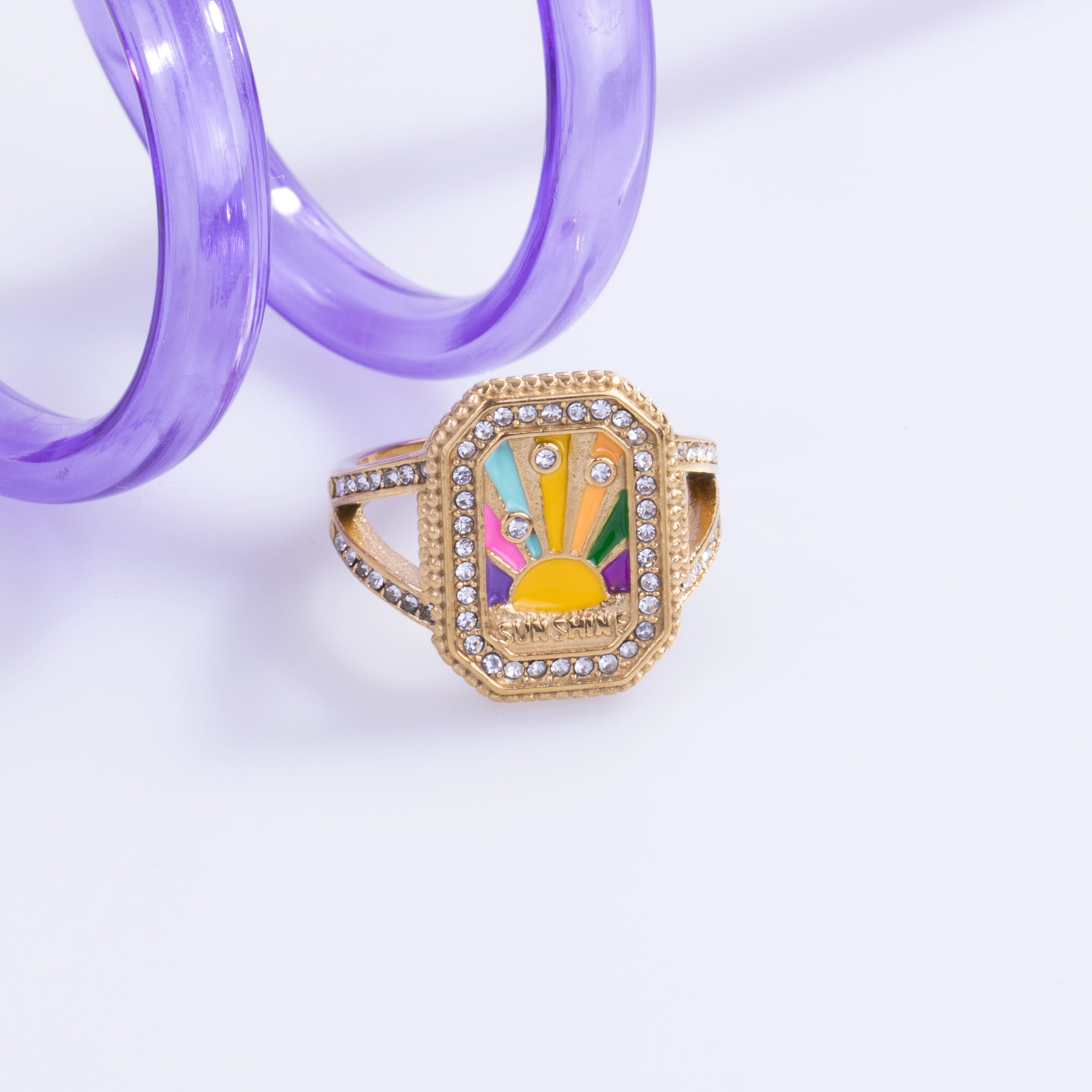 SunShine Ring | Çelik Yüzük