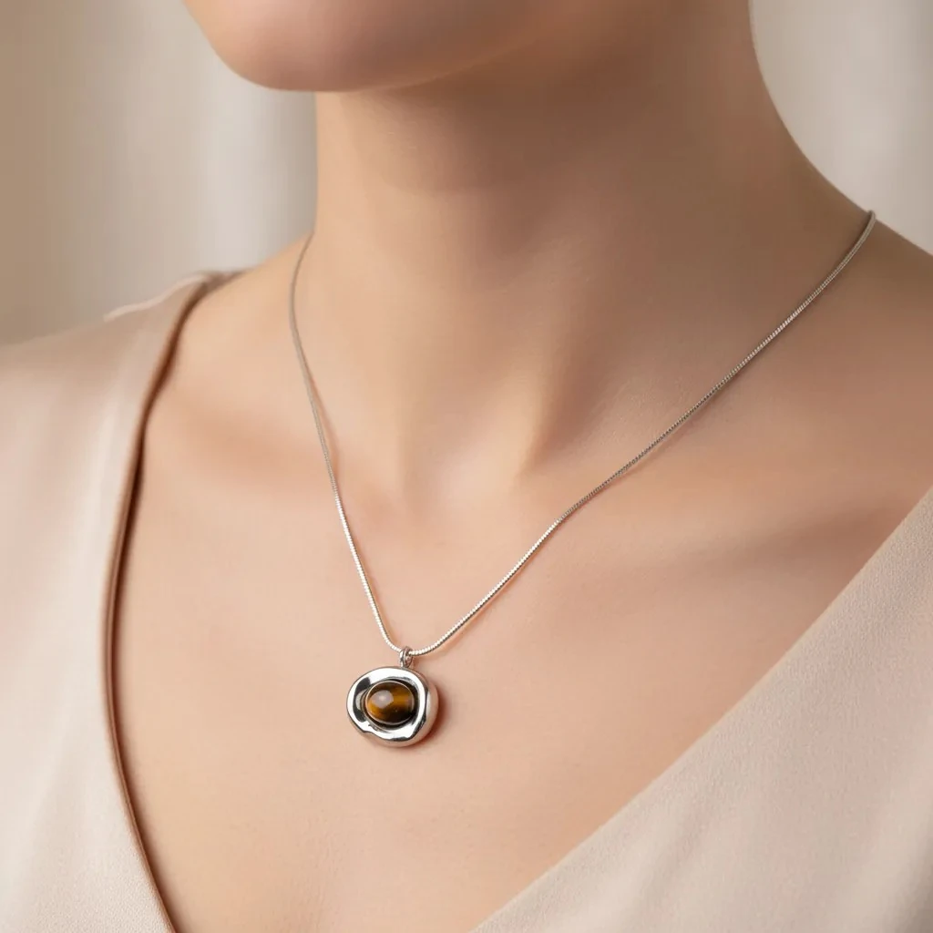 Solvra Necklace | Çelik Kolye