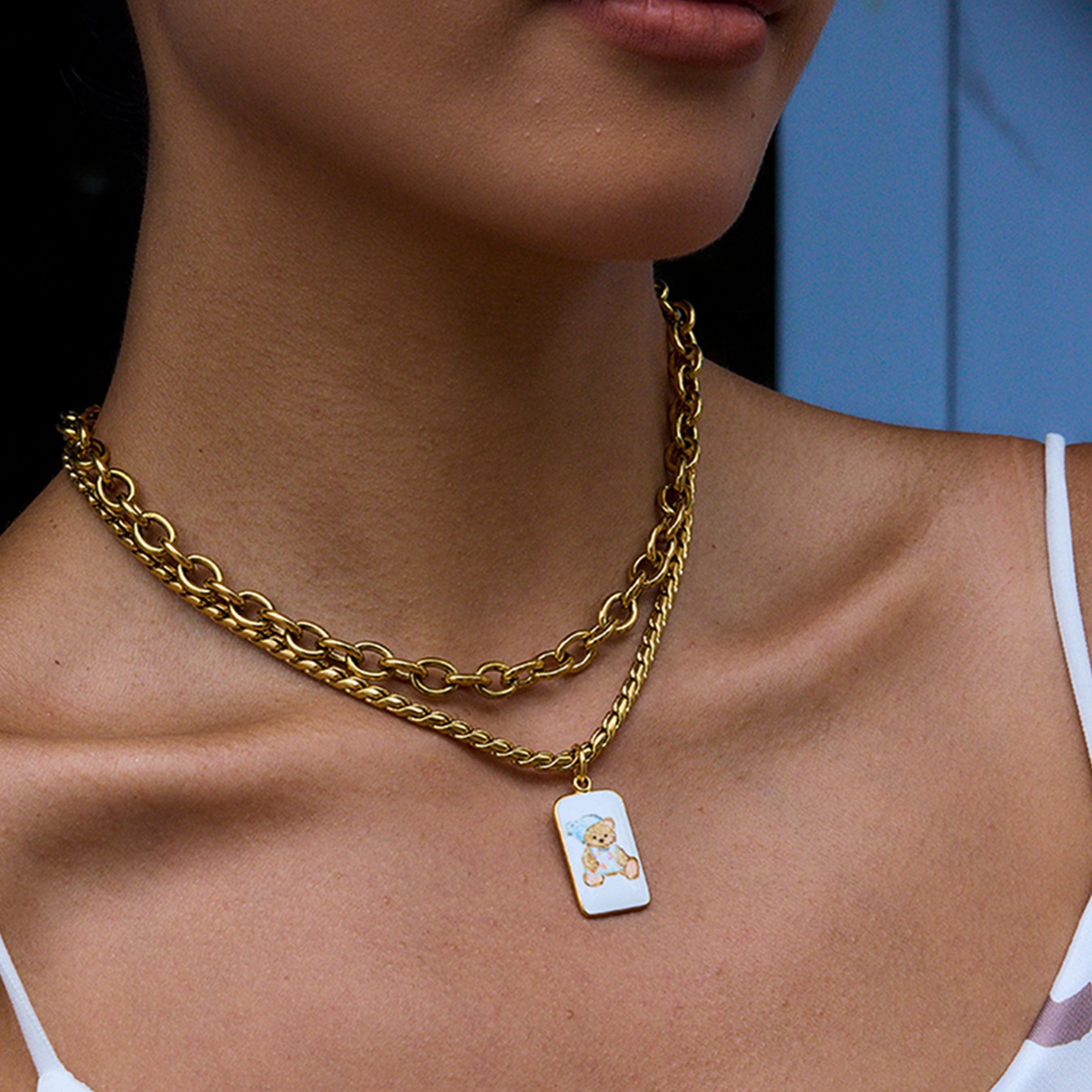 Teddia Necklace | Çelik Kolye