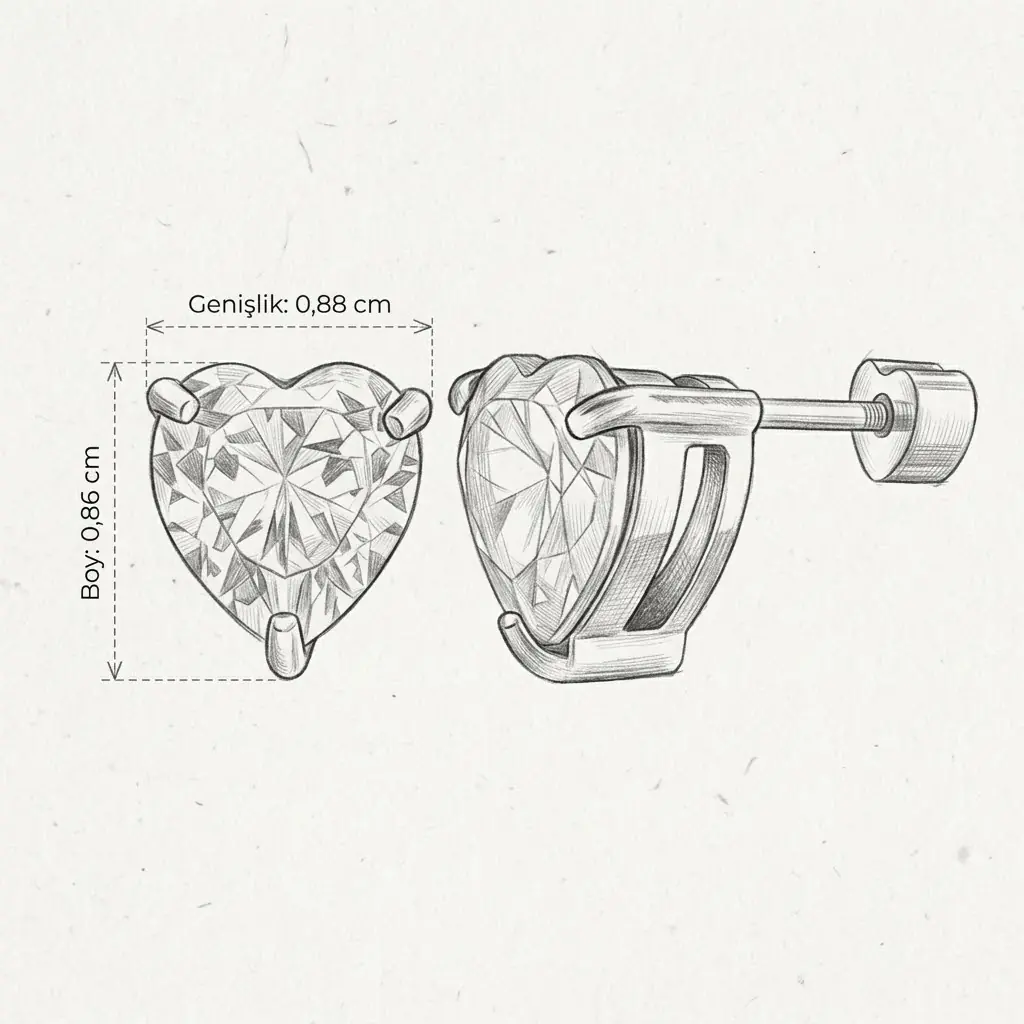 Kordia Earring | Çelik Küpe 3