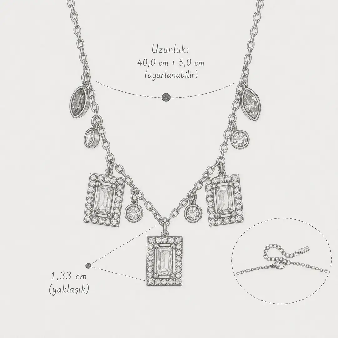Neclosi Necklace | Çelik Kolye 4