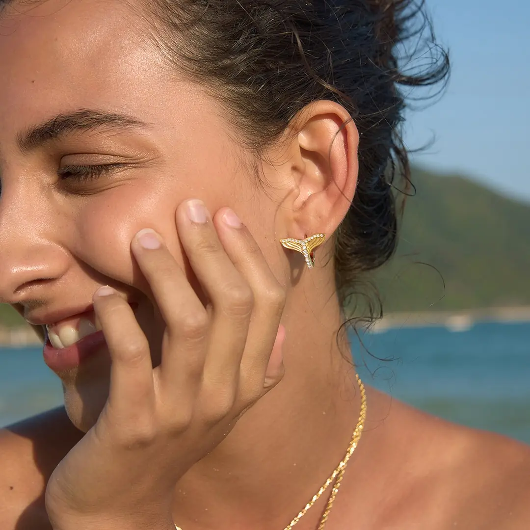 Balenia Earring | Çelik Küpe 4