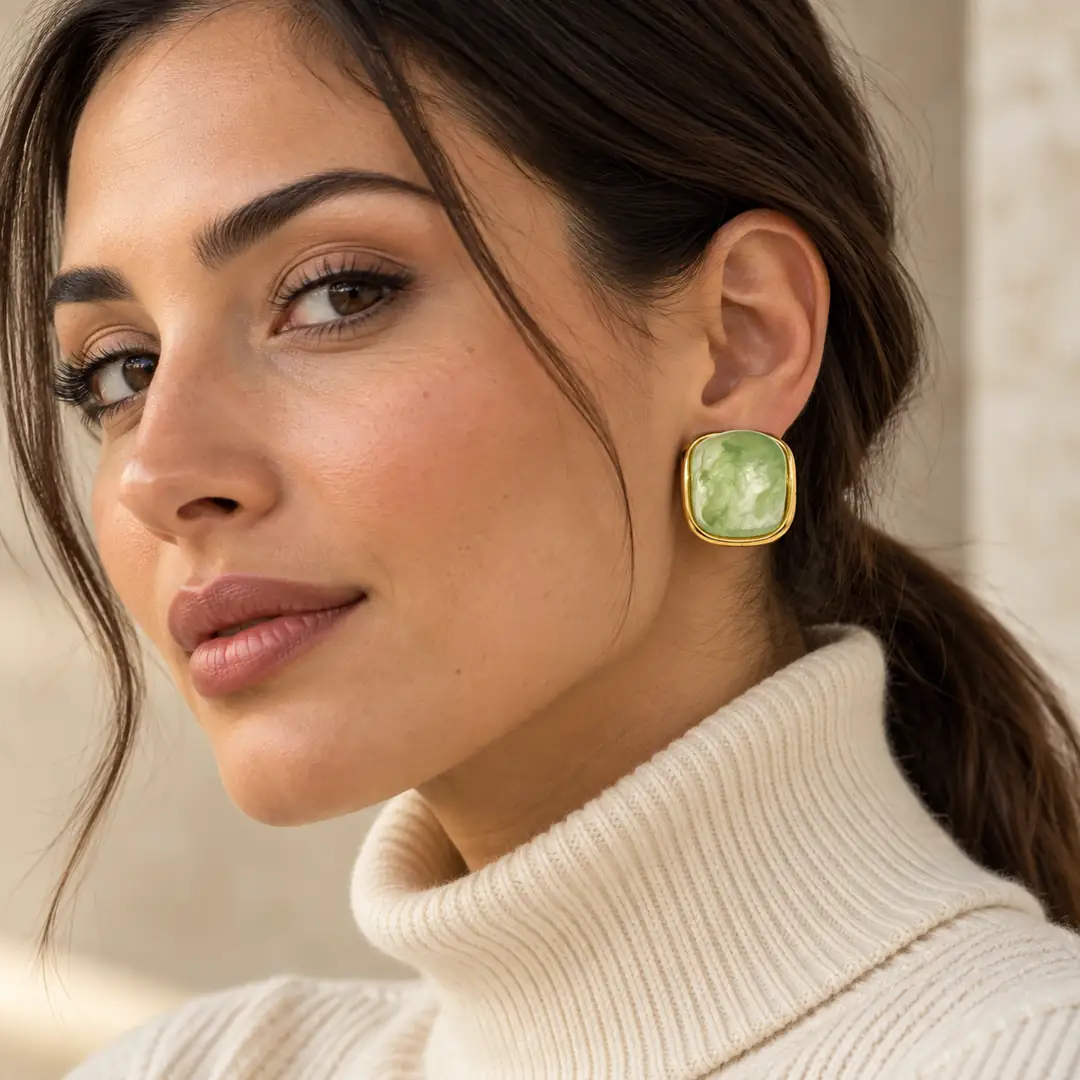 Yolanrine Earring | Çelik Küpe 2