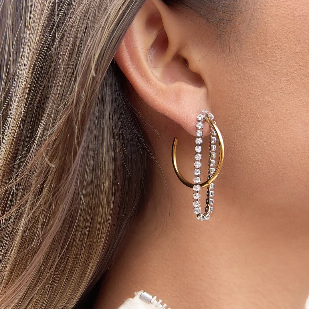 Duvessa Earring | Çelik Küpe 2