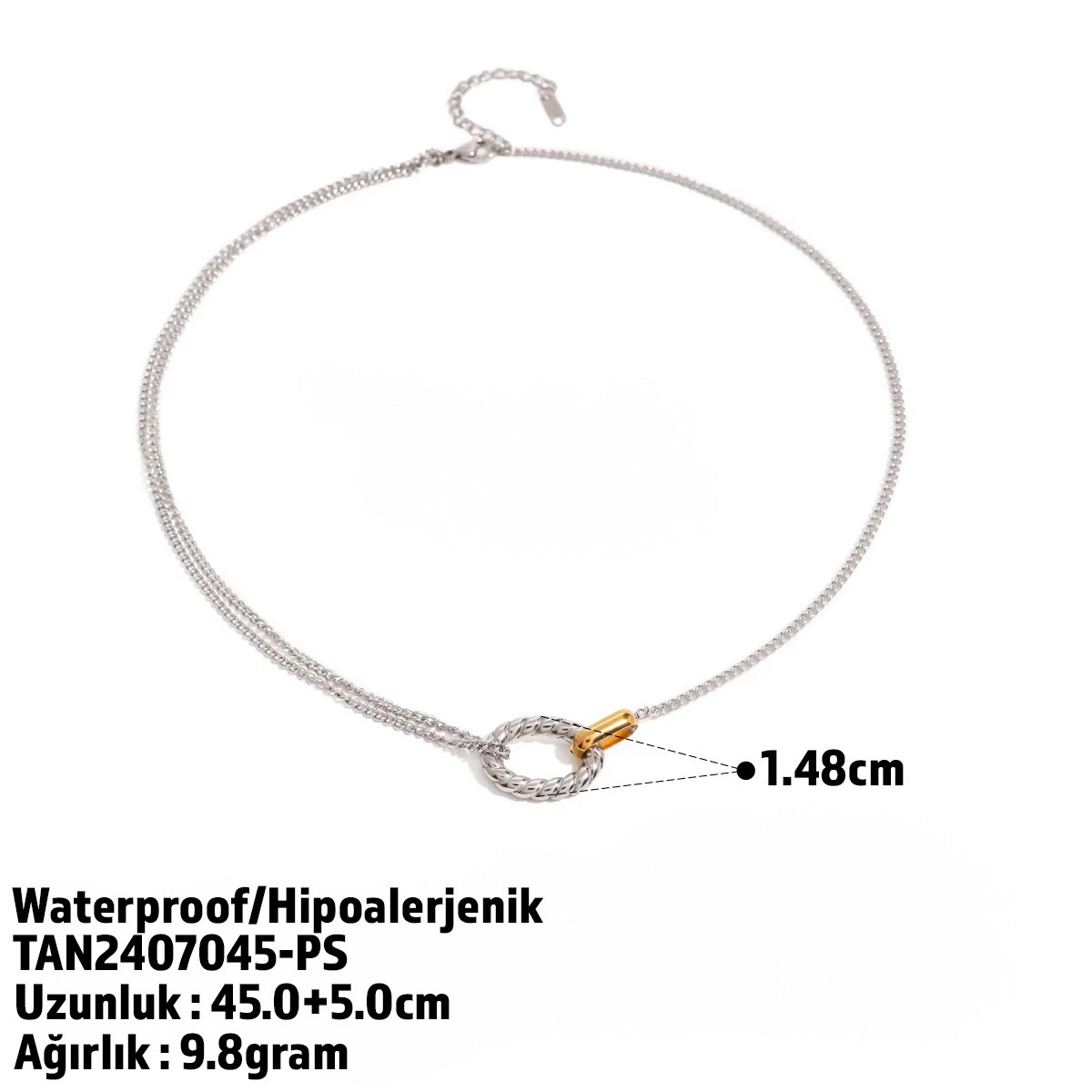 Luce Necklace | Çelik Kolye