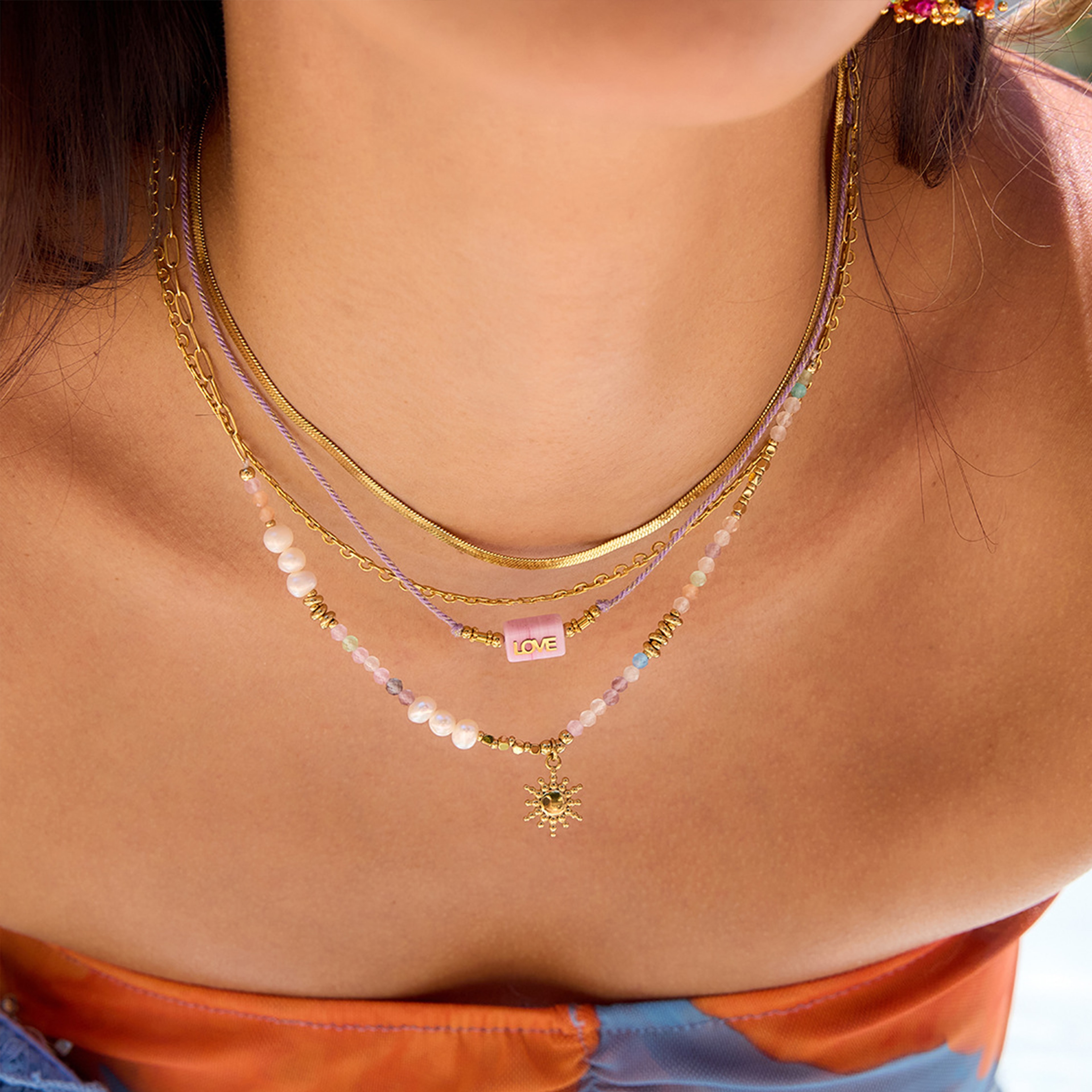 Aurine Necklace | Çelik Kolye