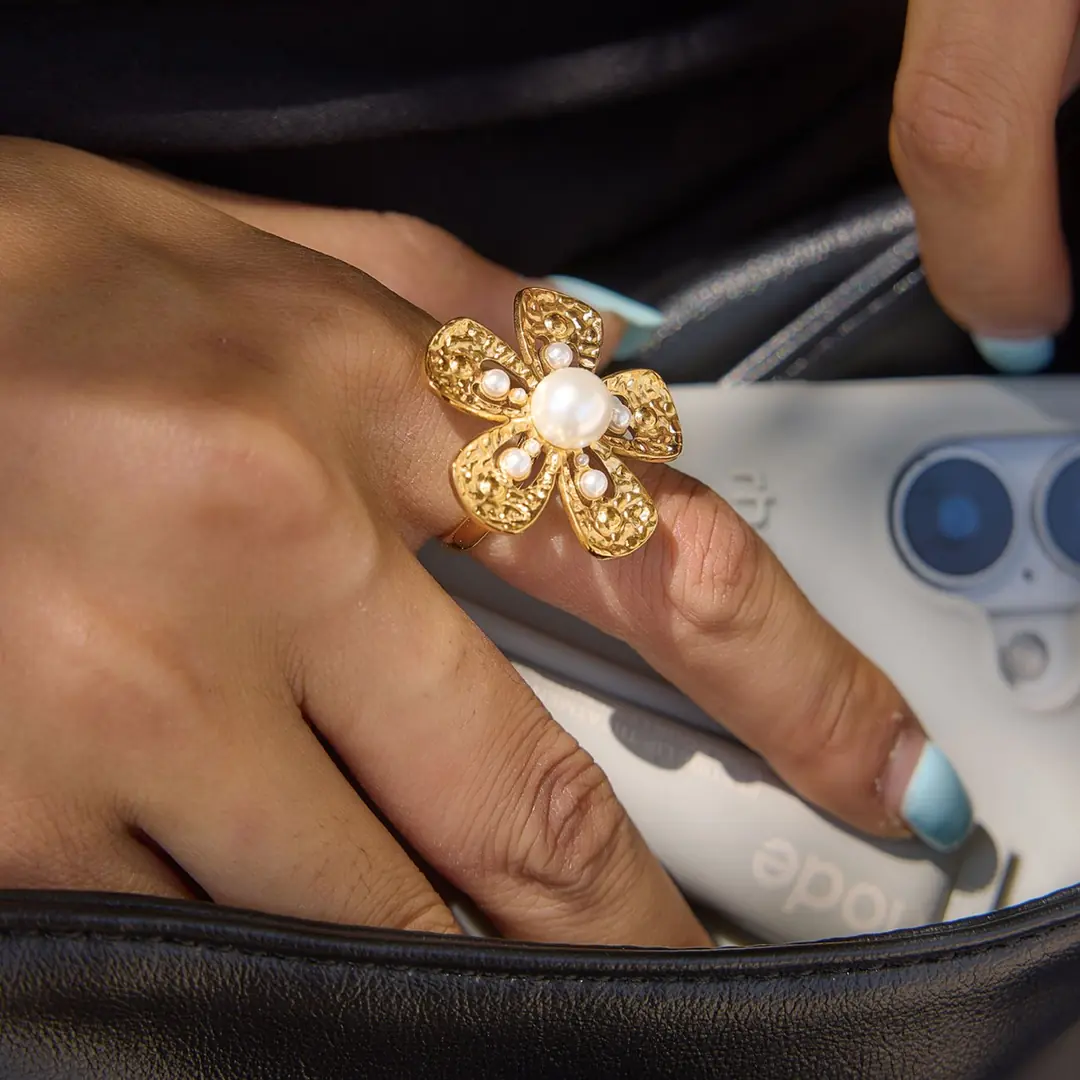 Petunelle Ring | Çelik Yüzük 2