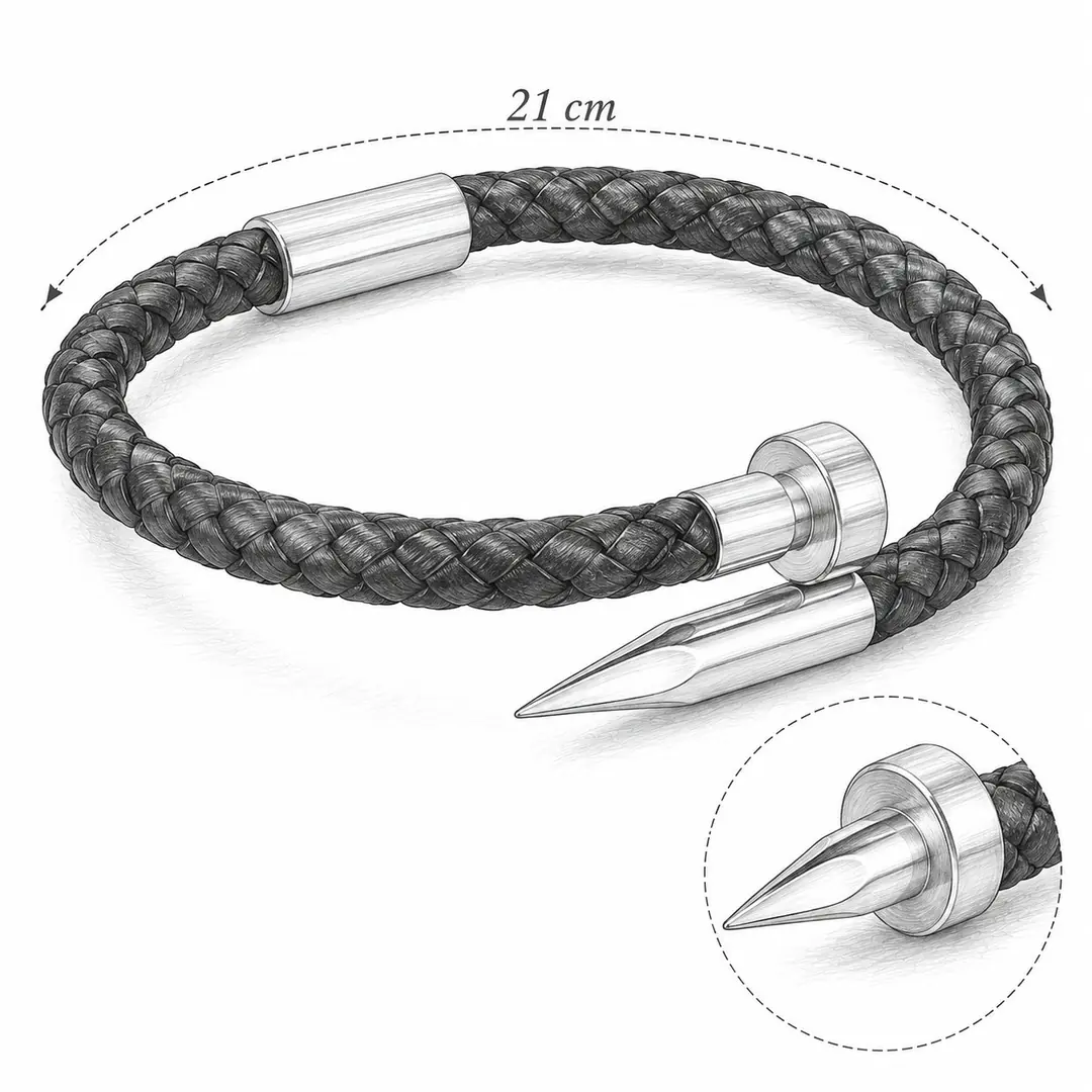 Navaro Bracelet | Erkek Deri Bileklik 3