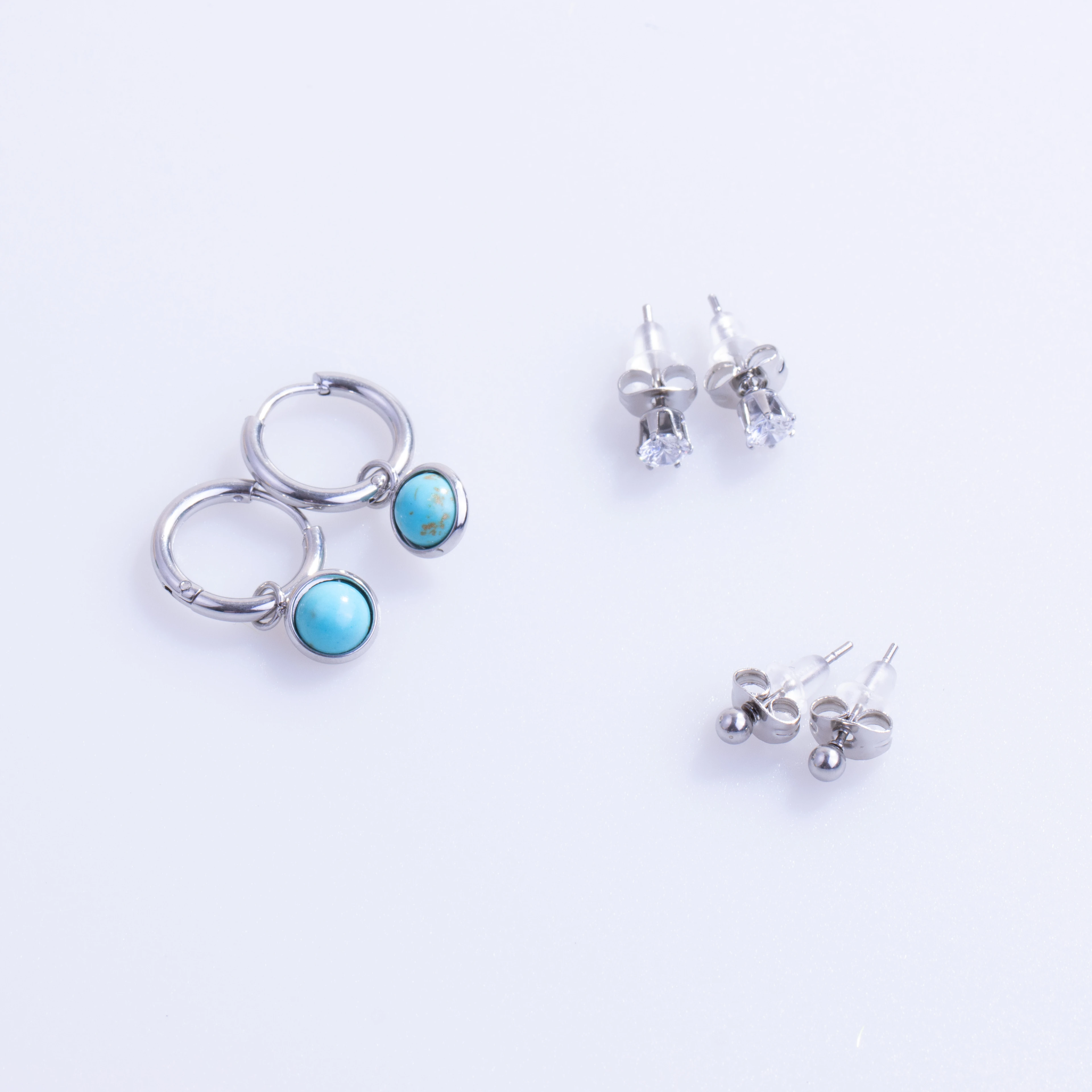 Zerulia Earring | Çelik Küpe