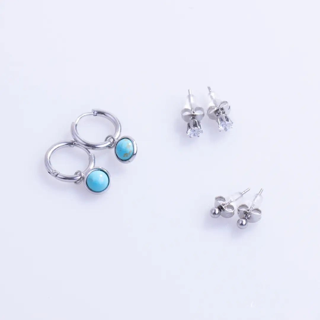 Zerulia Earring | Çelik Küpe 2