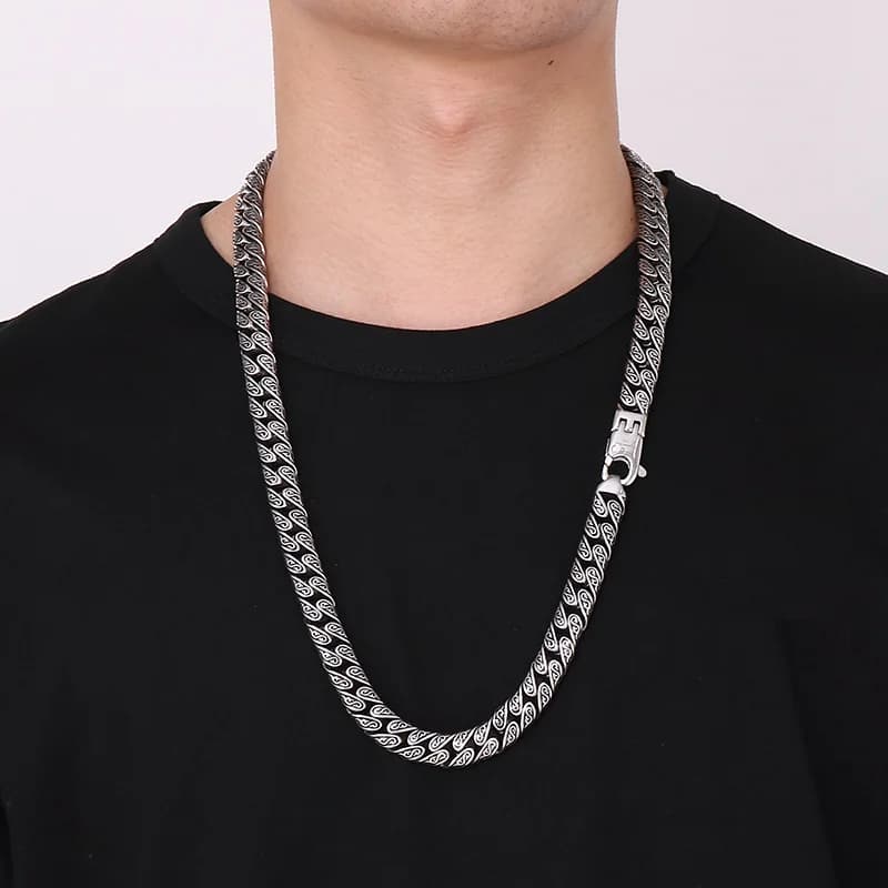 Rotanas Necklace | Erkek Çelik Kolye 2