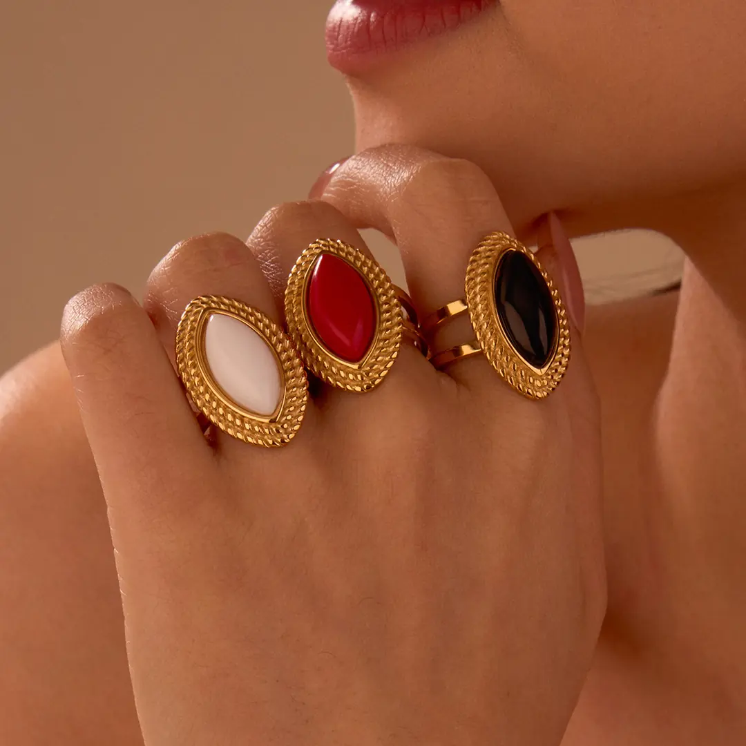 Navetta Ring | Çelik Yüzük 3