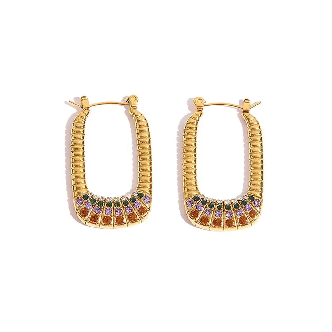Nuvella Earring | Çelik Küpe