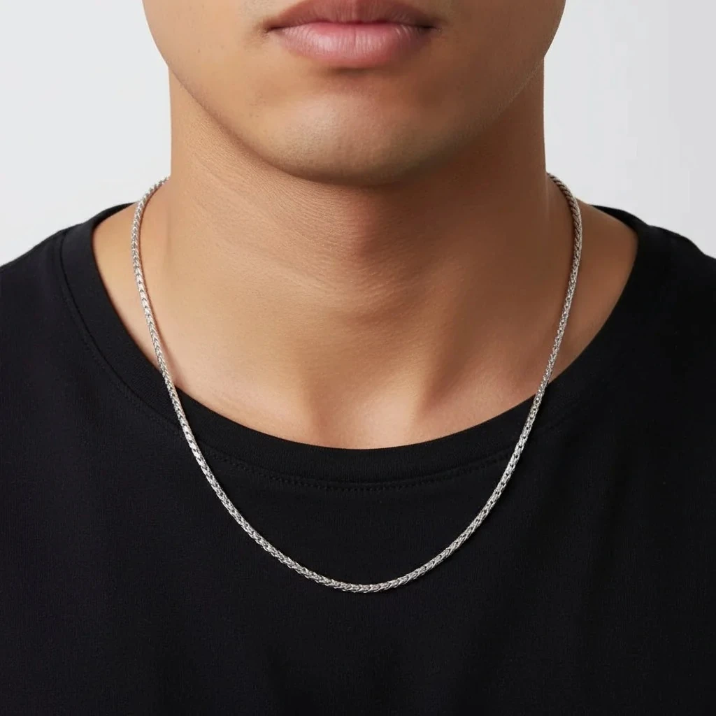 Hozina Necklace | Erkek Çelik Kolye