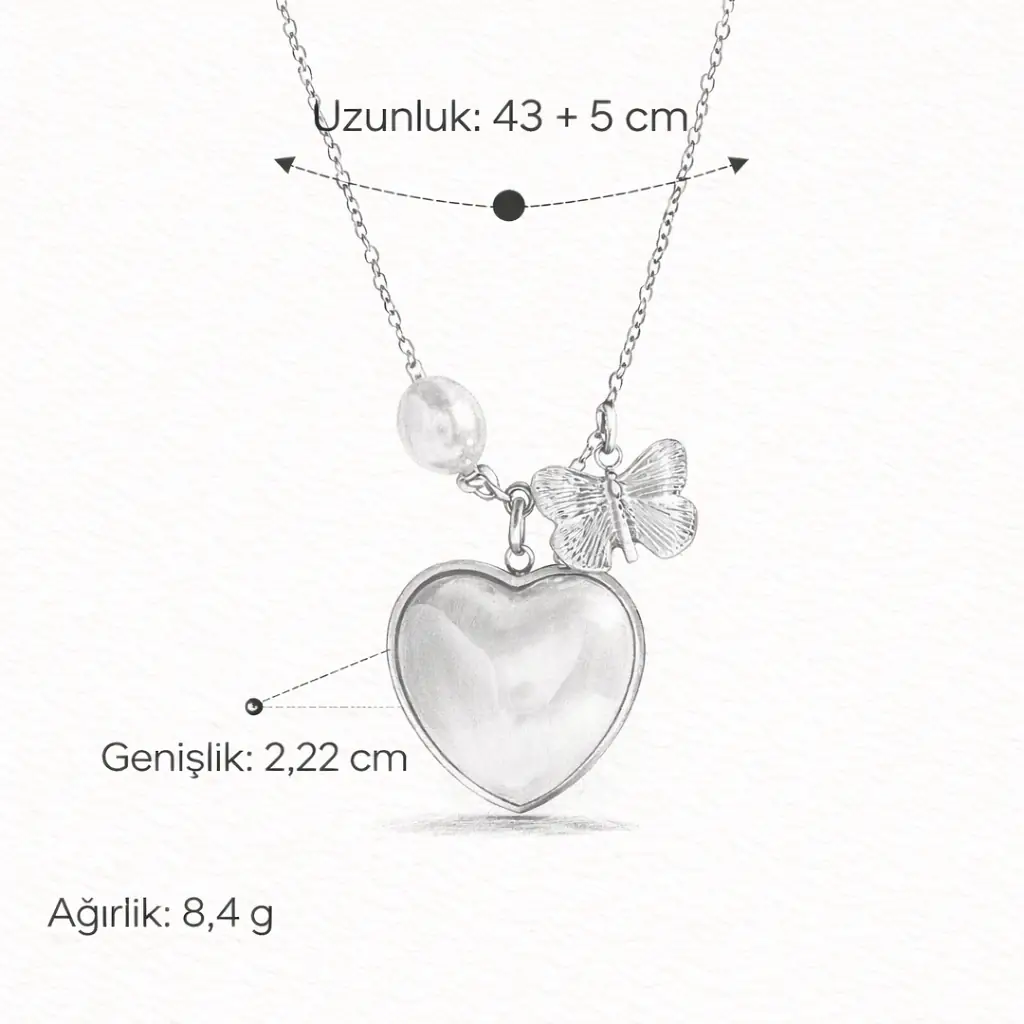 Amoréa Necklace | Çelik Kolye 3