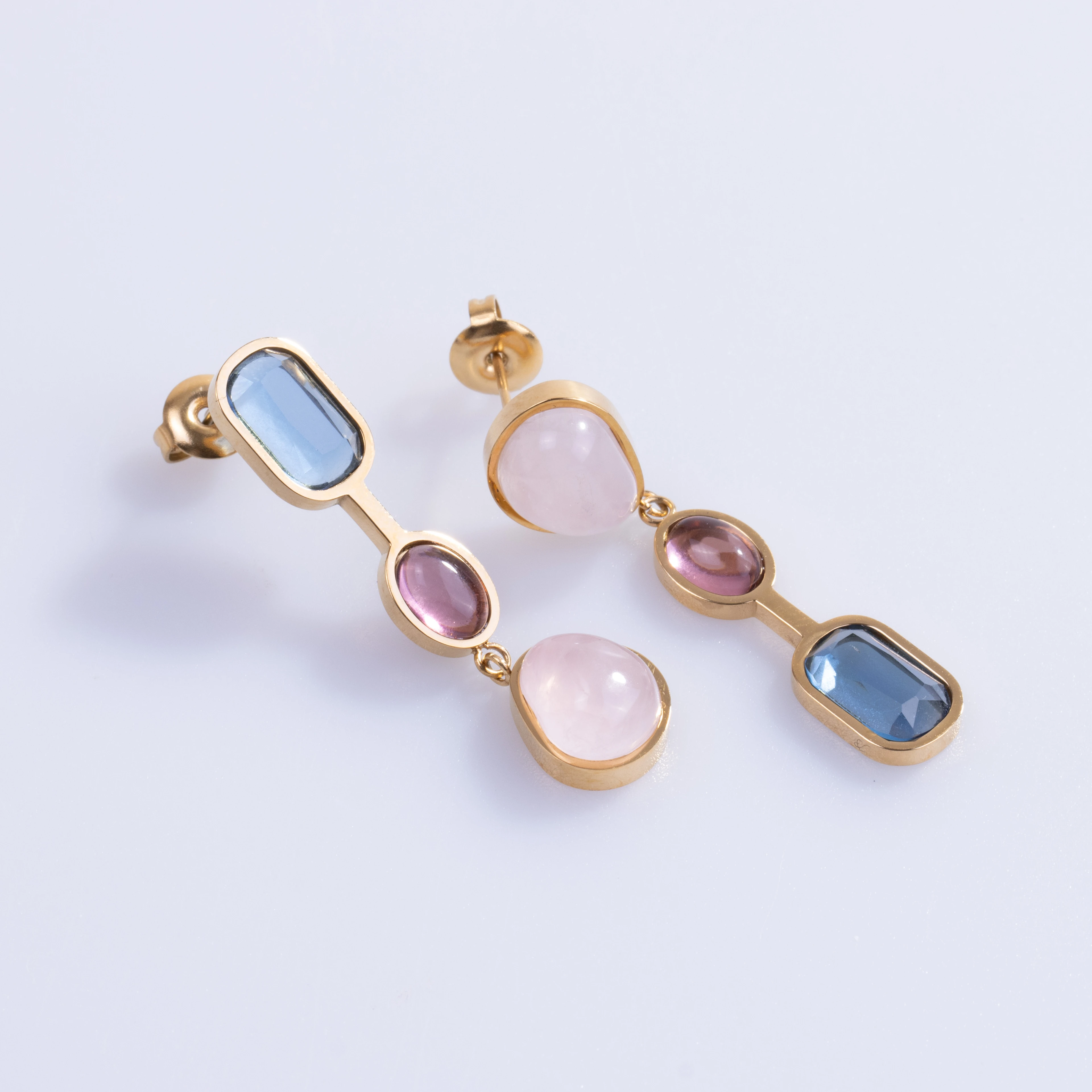 Roselune Earring | Çelik Küpe