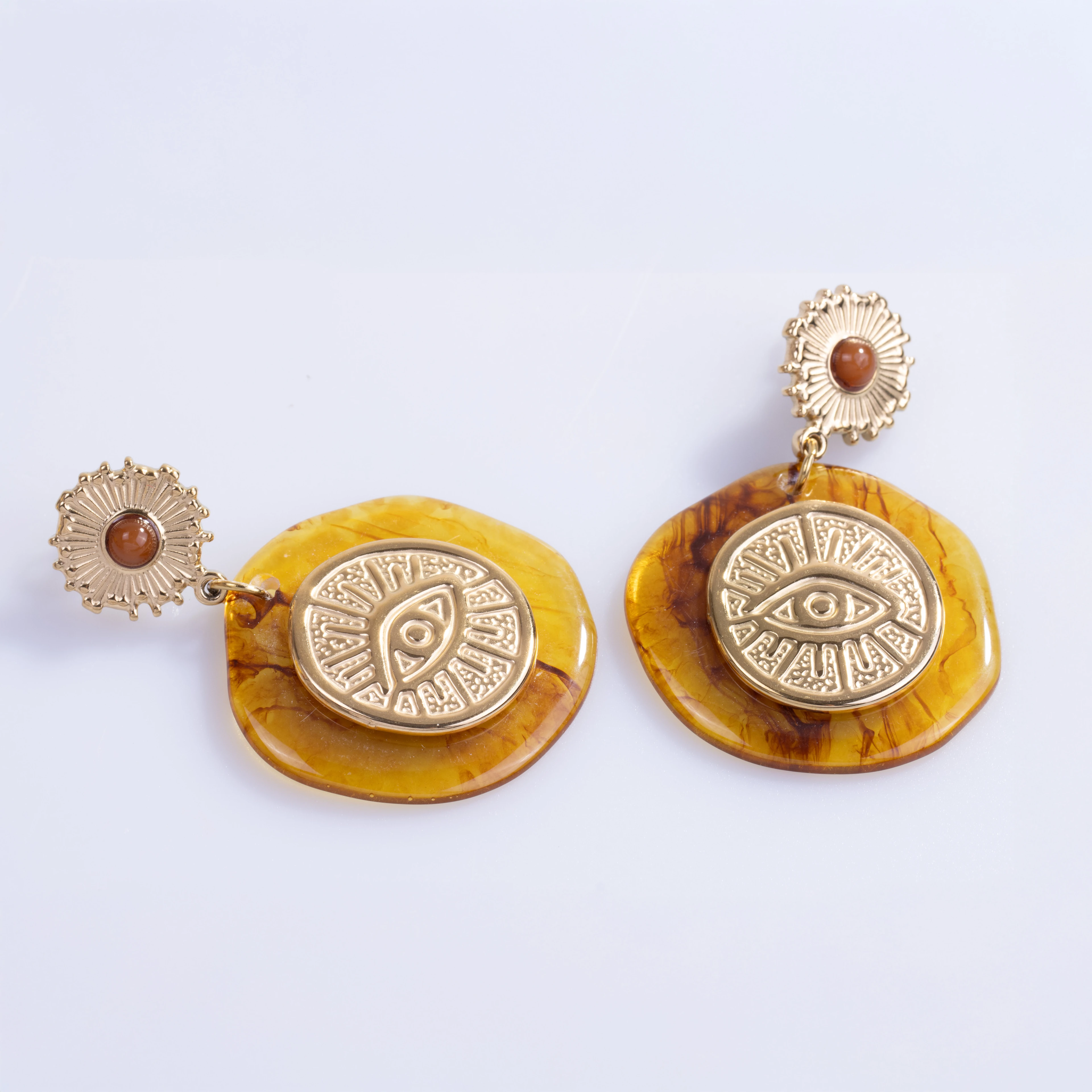 Mystic Eye Earring | Çelik Küpe