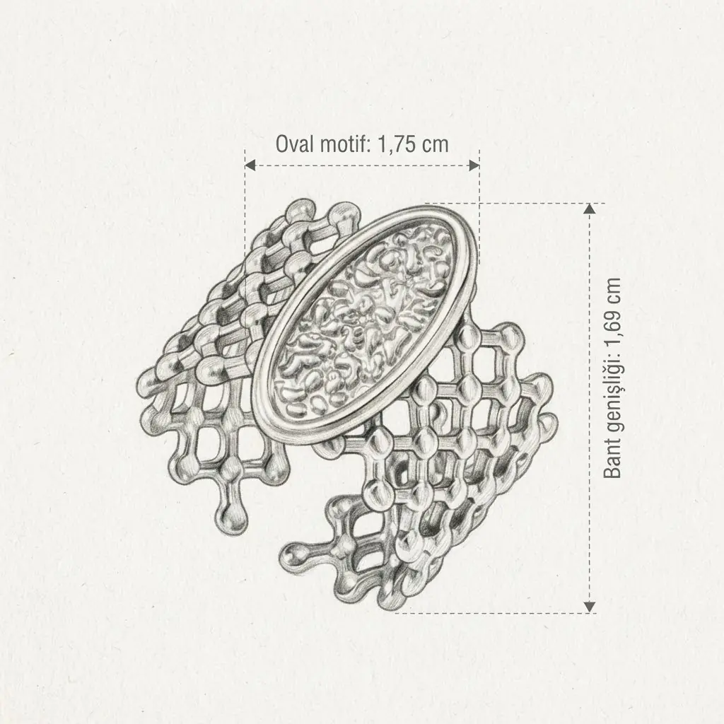Retessa Ring | Çelik Yüzük 5