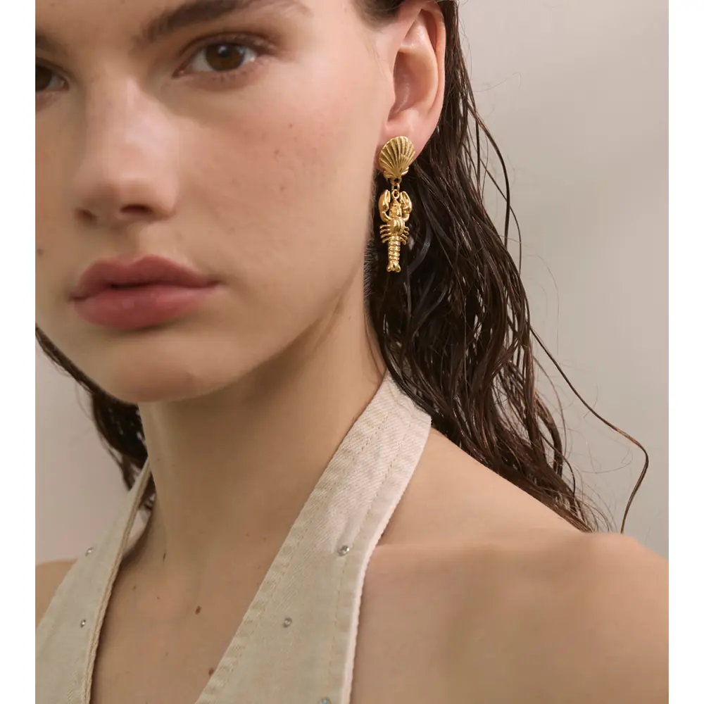 Cascrata Earring | Çelik Küpe 3