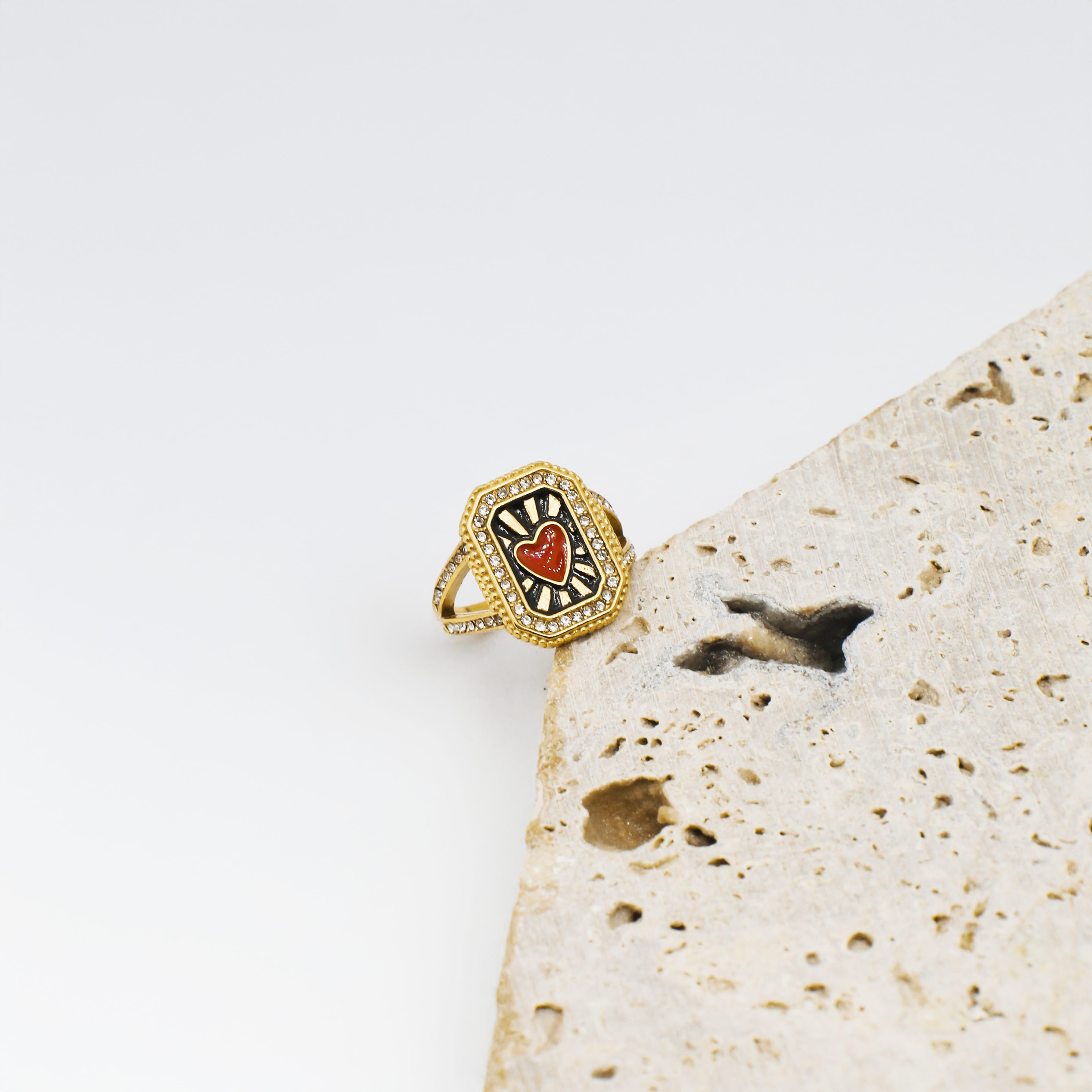 Elyndra Ring | Çelik Yüzük