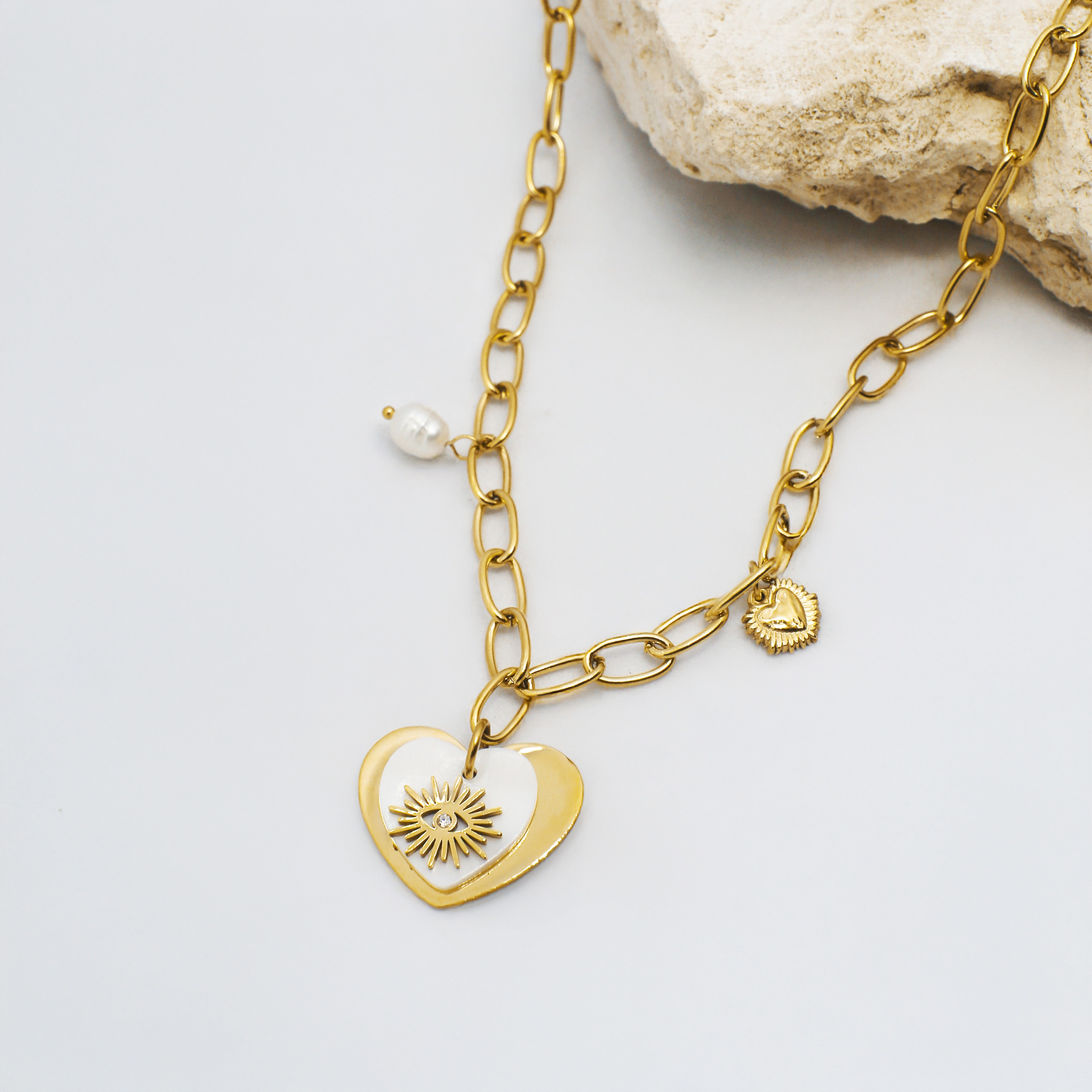 Helis Necklace | Çelik Kolye