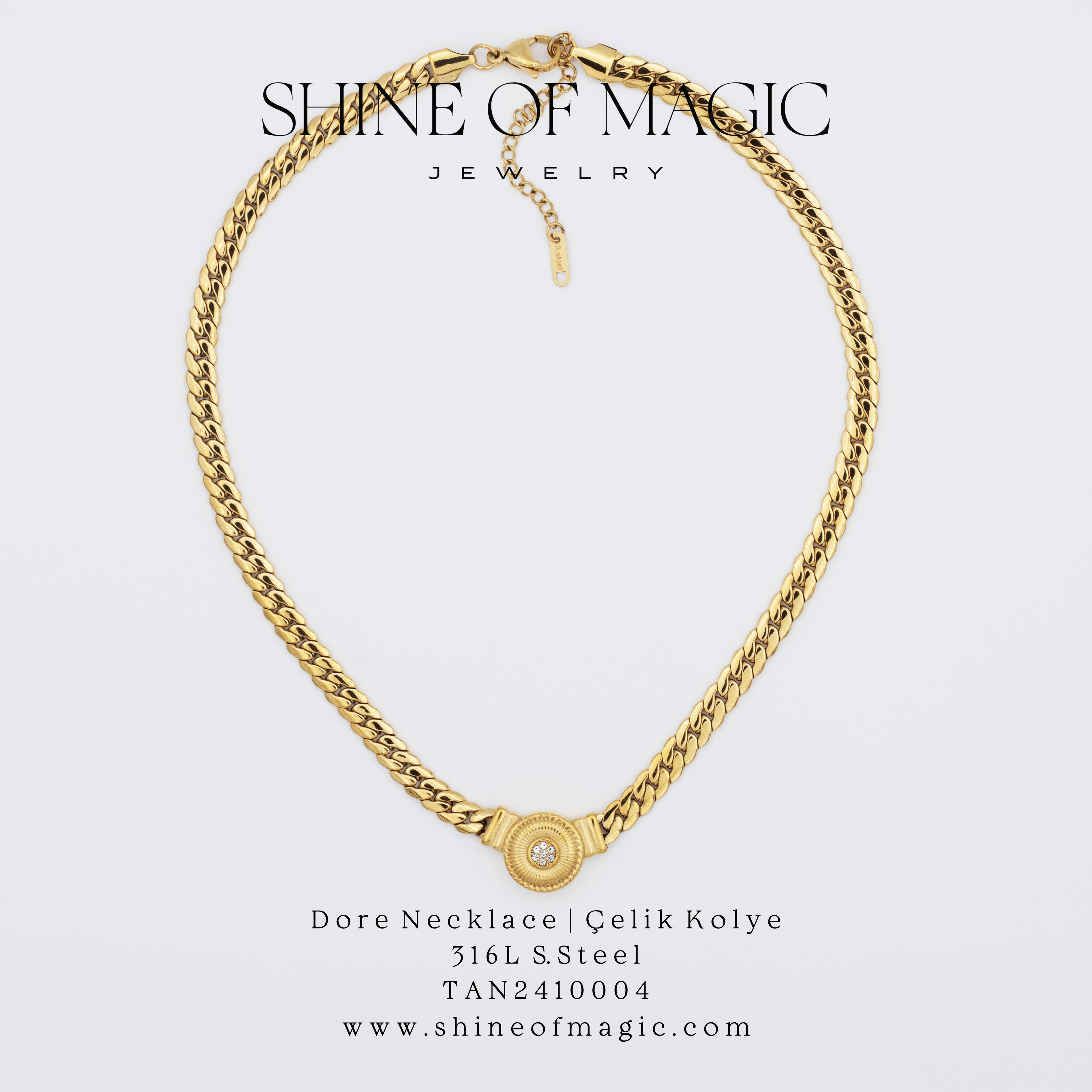 Dore Necklace | Çelik Kolye