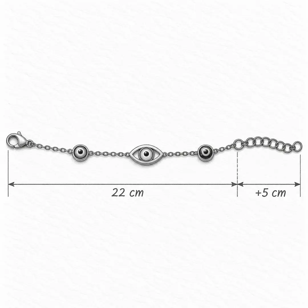 Nazarin Anklet | Çelik HalHal 3