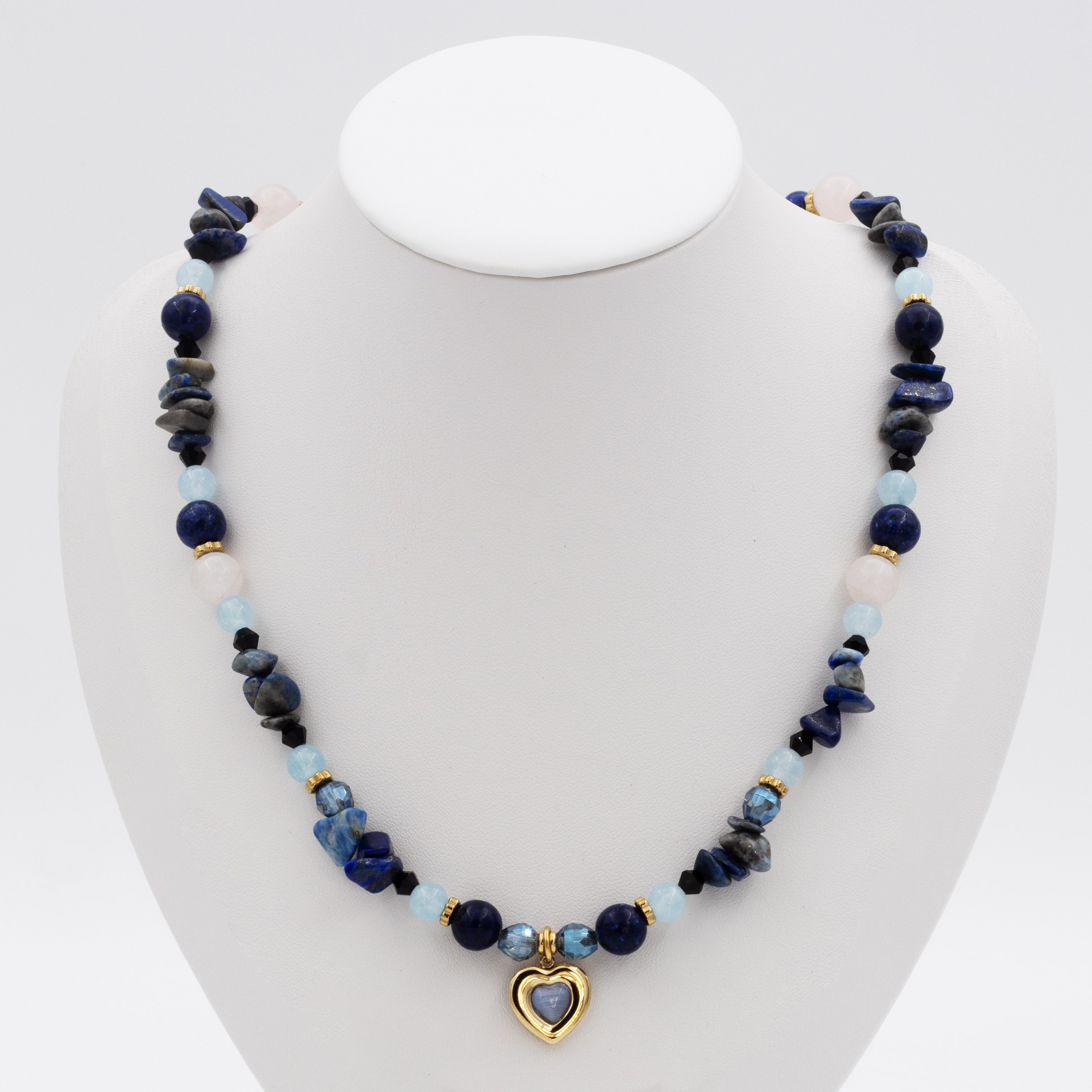 Luna Heart Necklace | Doğal Taş Kolye