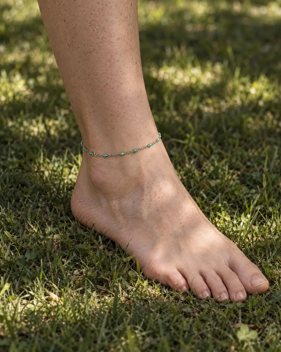 Mentessa Silver Anklet | Gümüş Renk Çelik Halhal 2