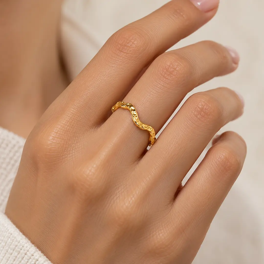 Wavella Ring | Çelik Yüzük 2