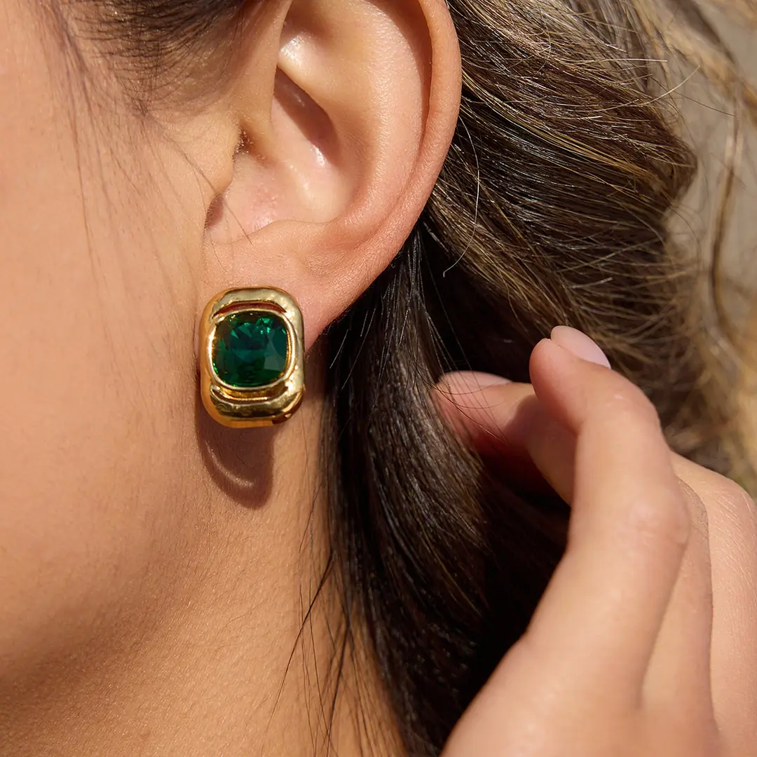 Viridane Earring | Çelik Küpe 4