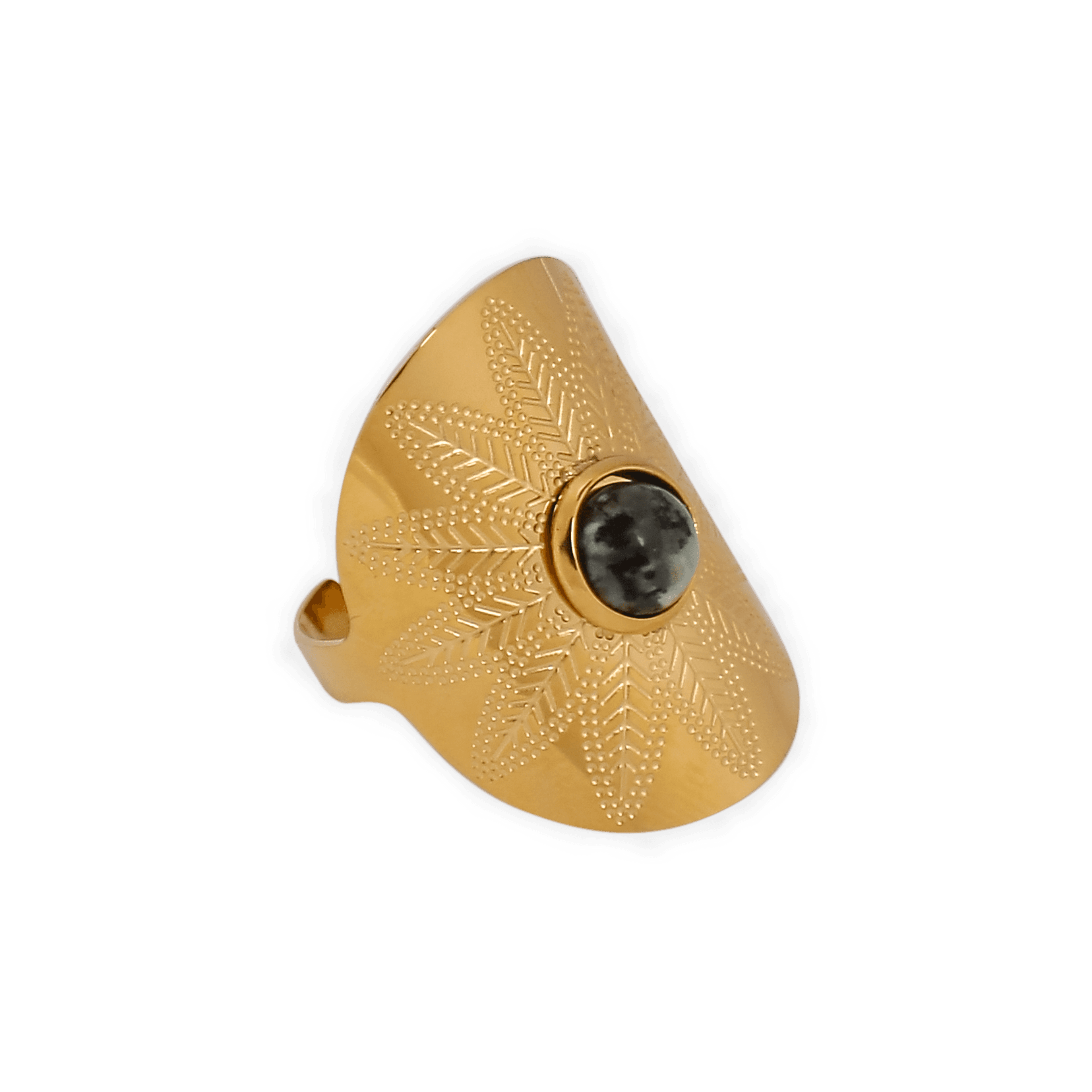Aurone Ring | Çelik Yüzük