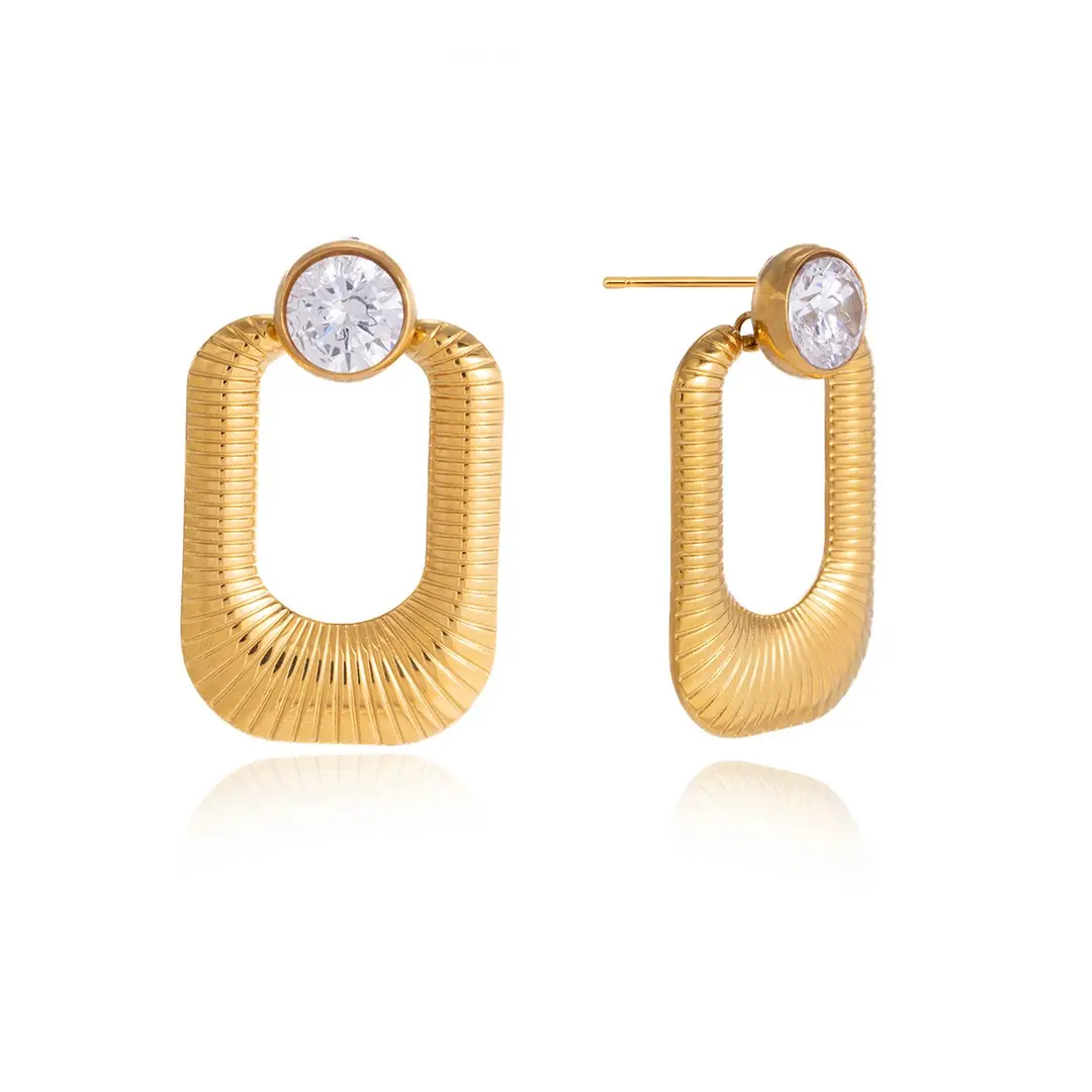 Ribelle Earring | Çelik Küpe