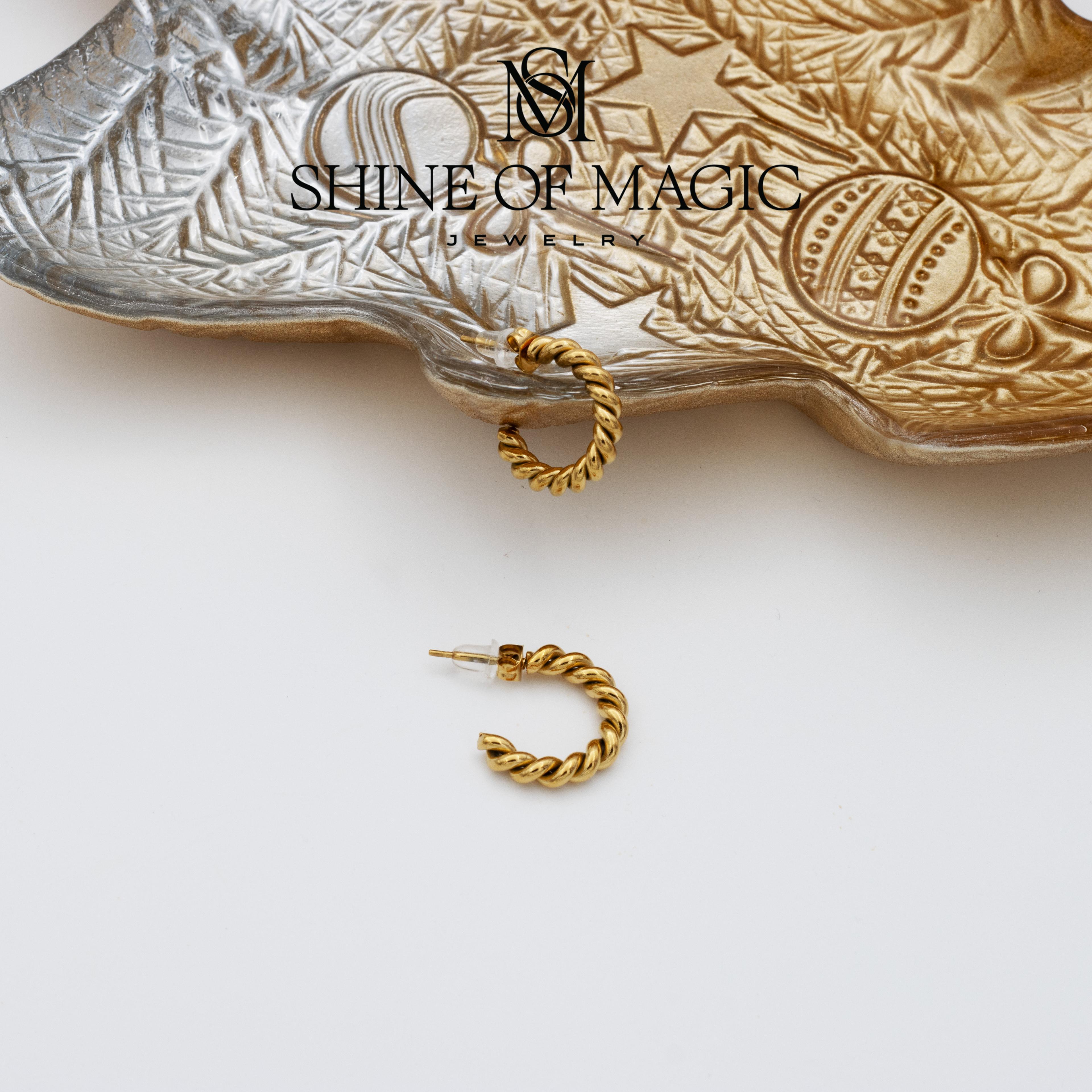 Chain Earring | Çelik Küpe