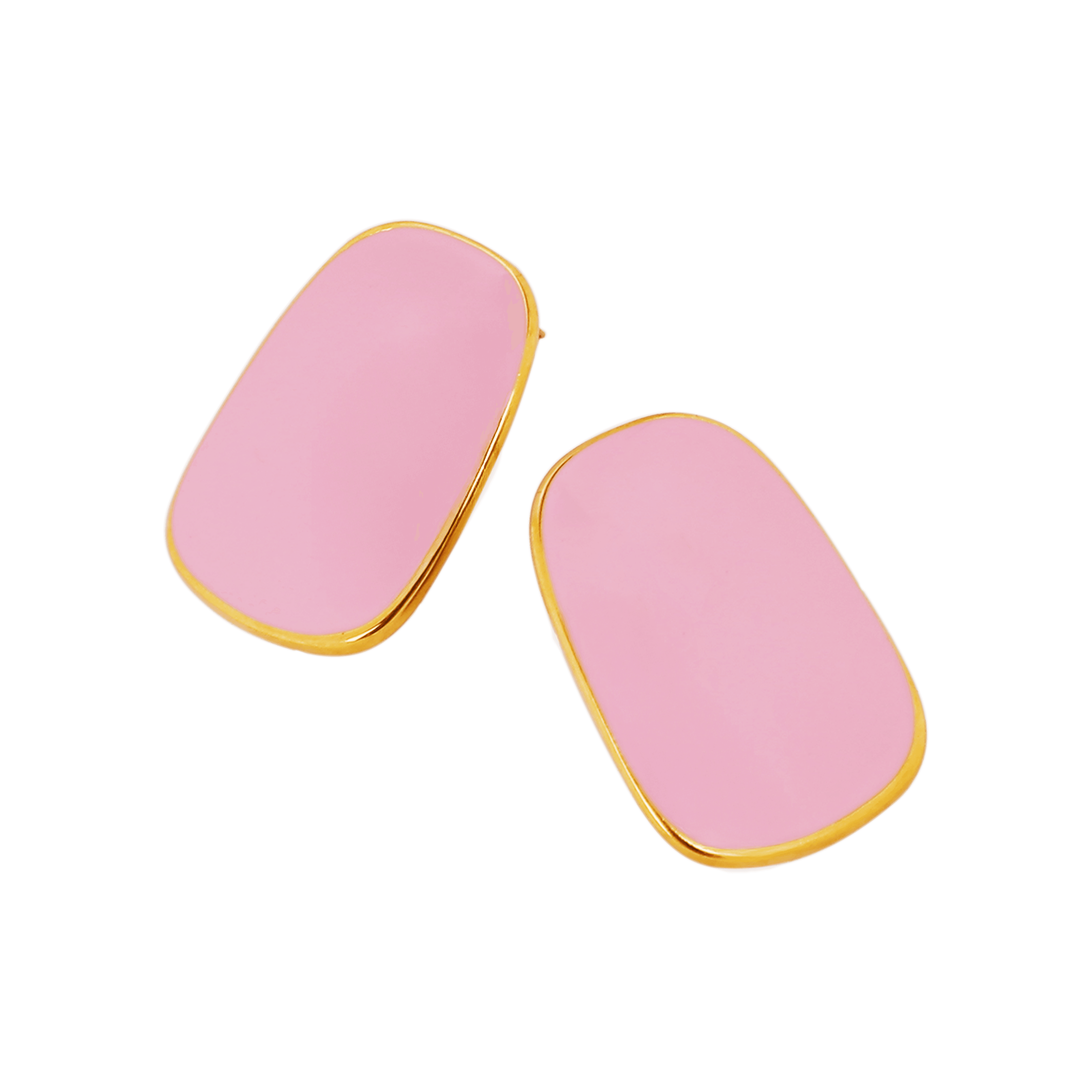 Pink Aura Earring | Çelik Küpe