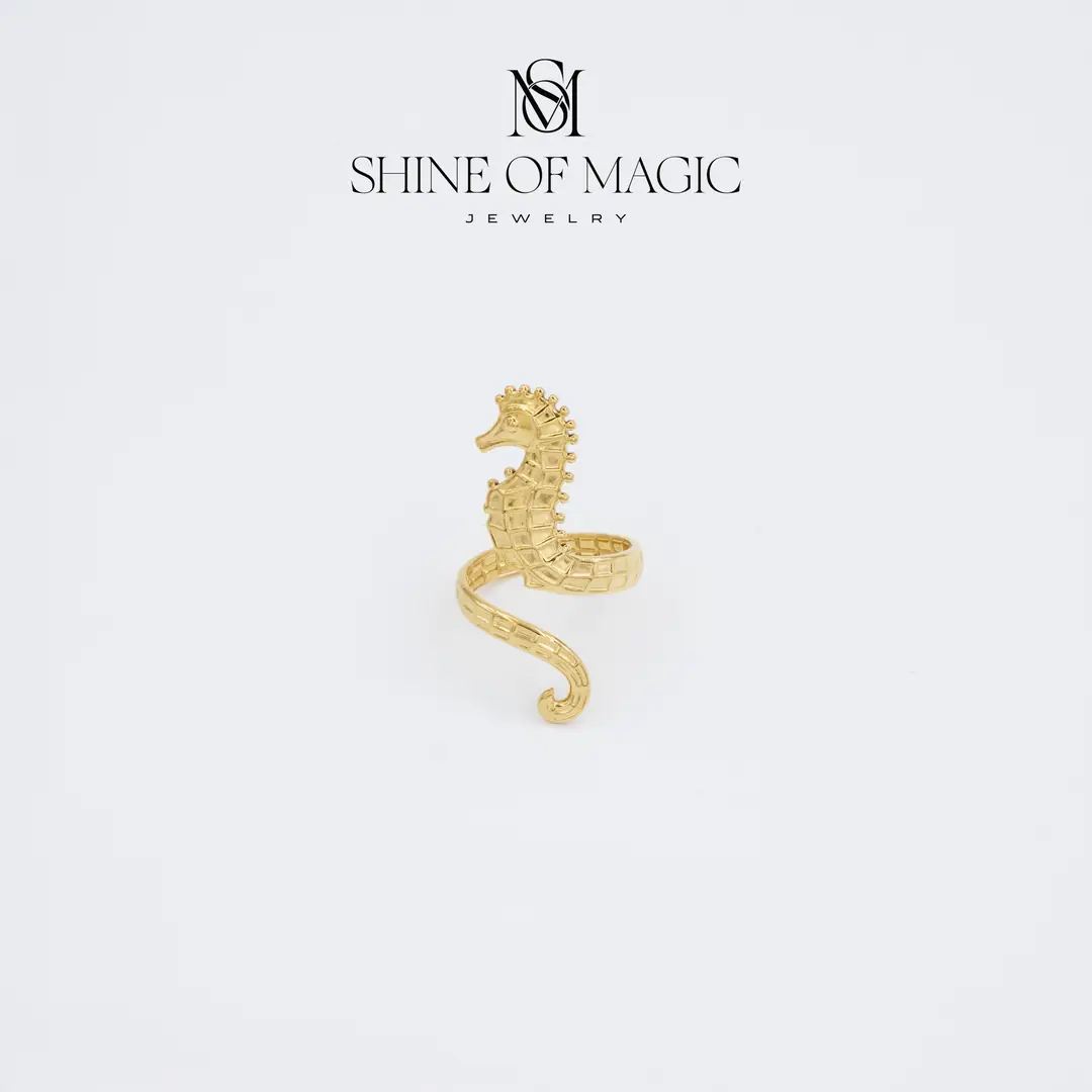 Seahorse Ring | Çelik Yüzük 1