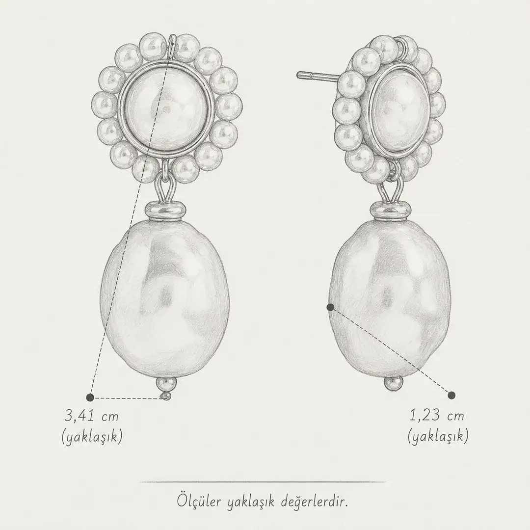 Peanissi Earring | Çelik Küpe 4