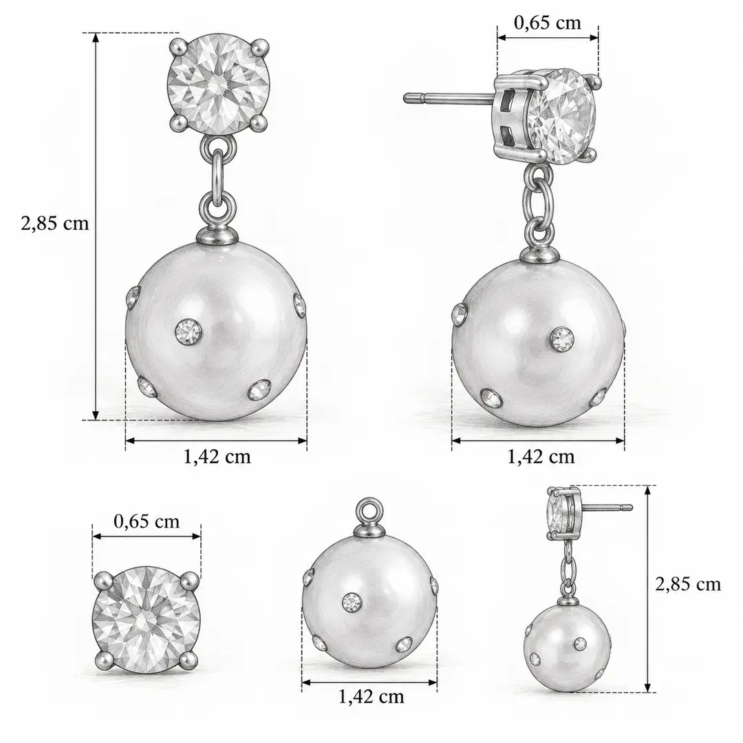 Fandore Earring | Çelik Küpe 4
